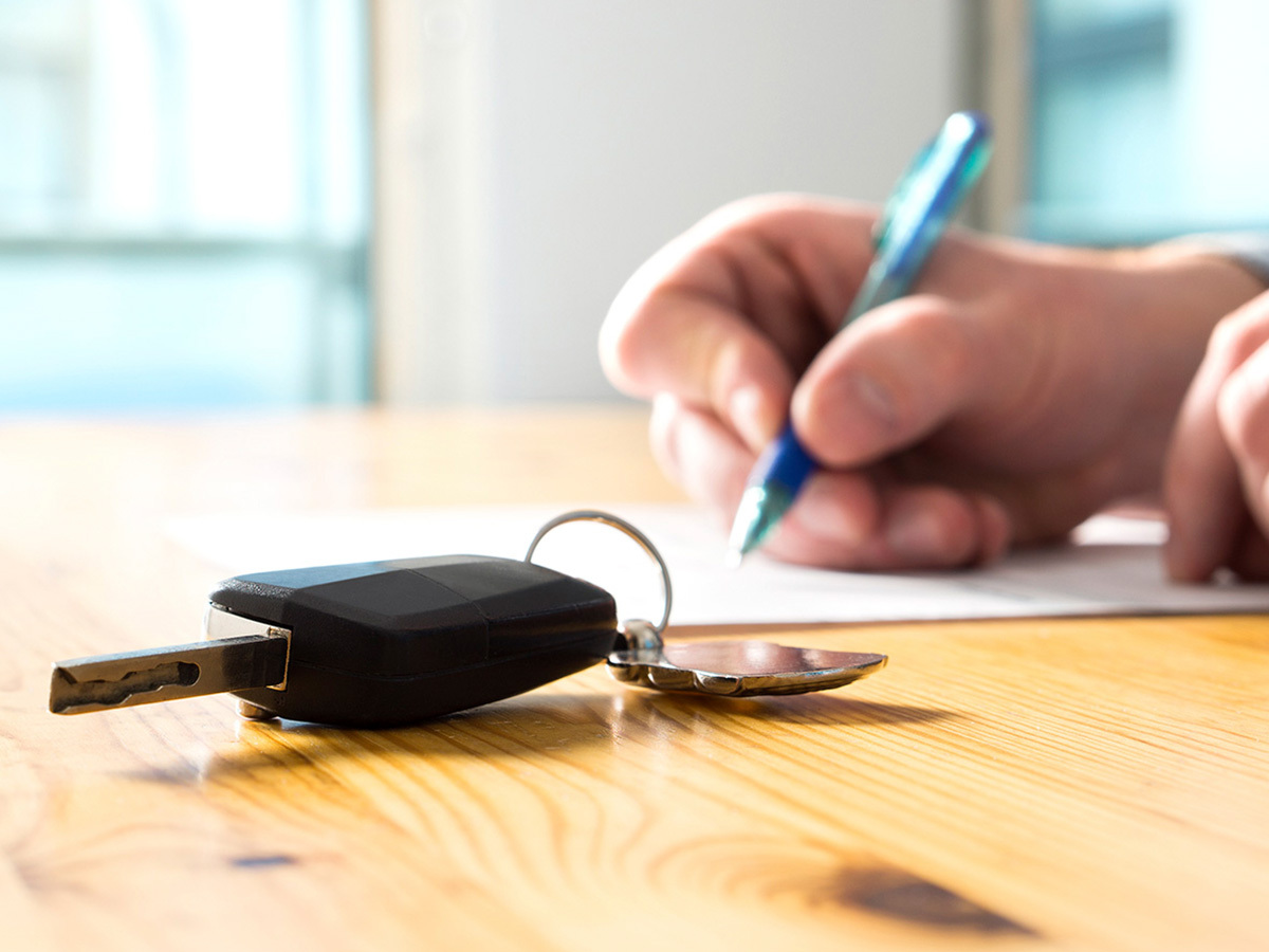 Keys on table