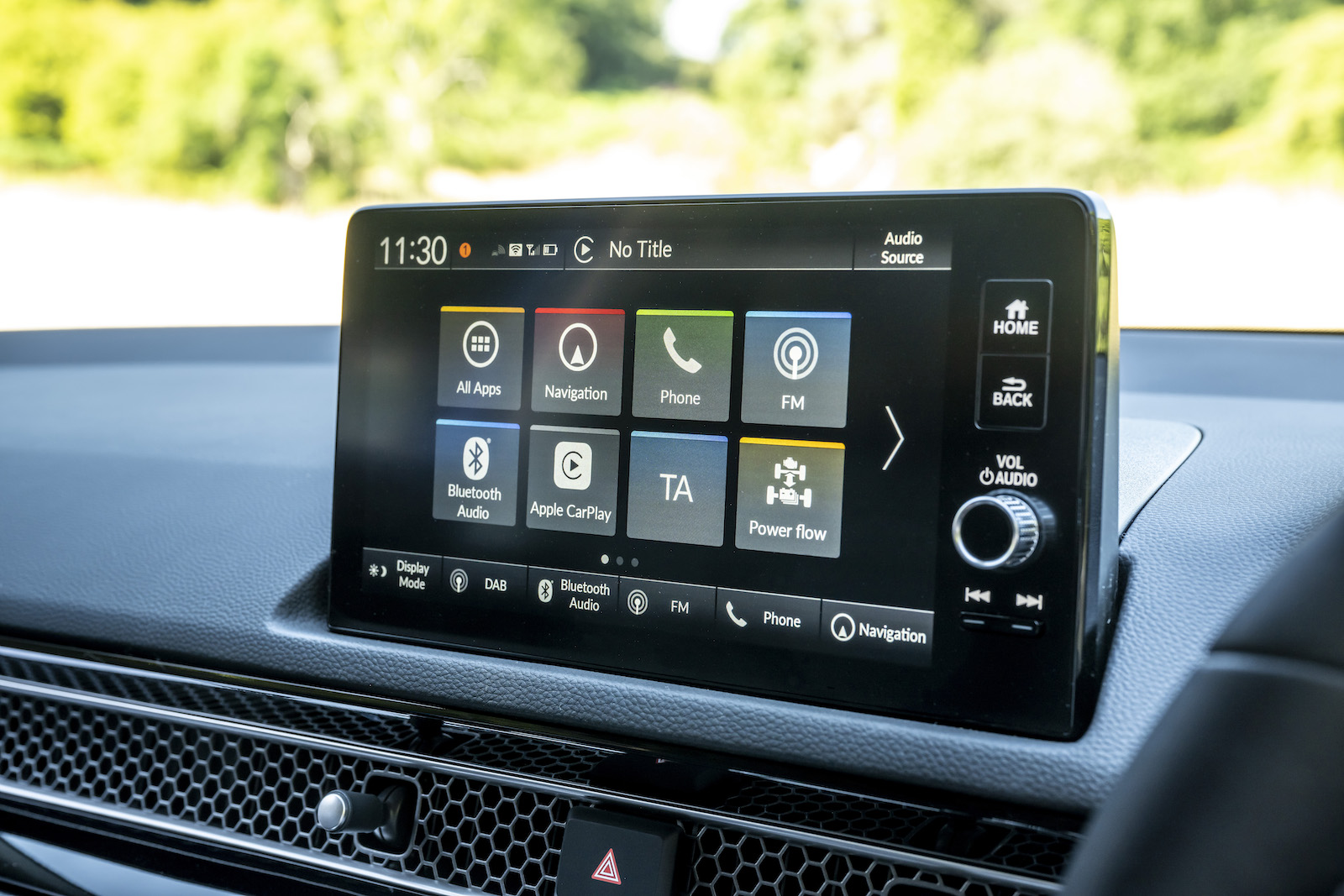 Used Honda Civic 2022-present touchscreen infotainment system