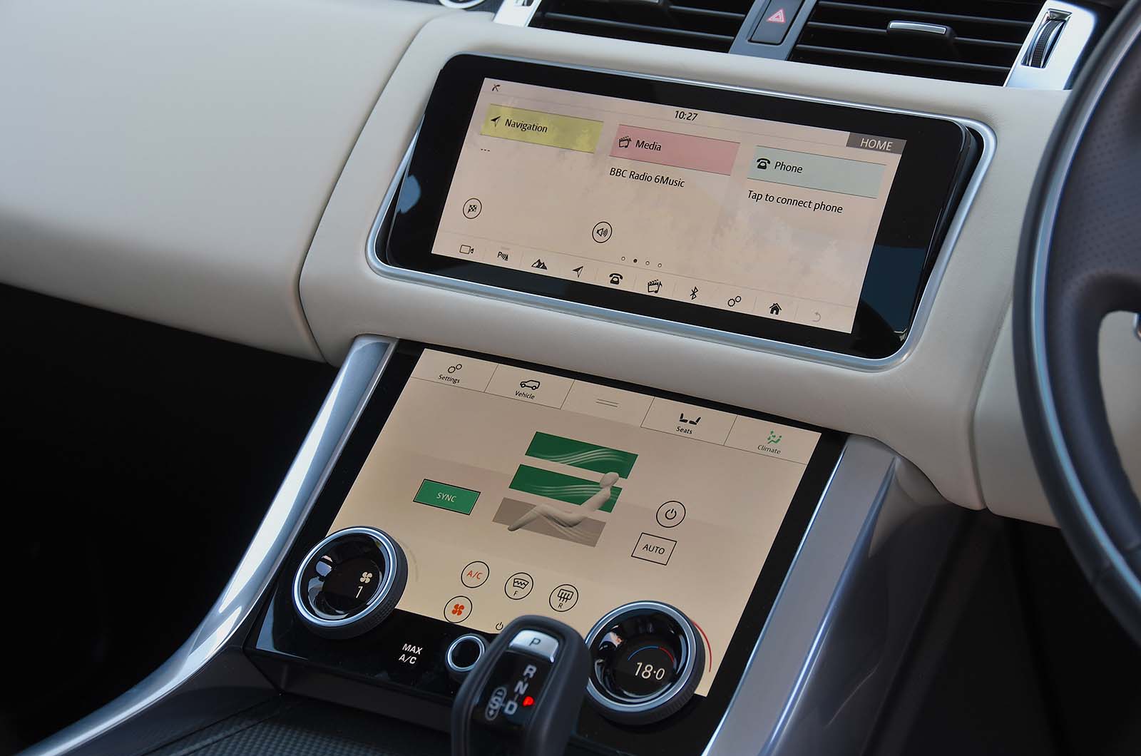 Used Range Rover Sport 2013-2022 touchscreen infotainment