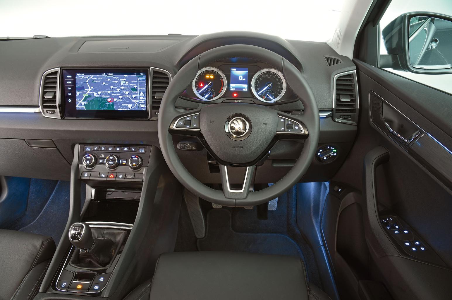 Used Skoda Karoq 2017-present interior dashboard