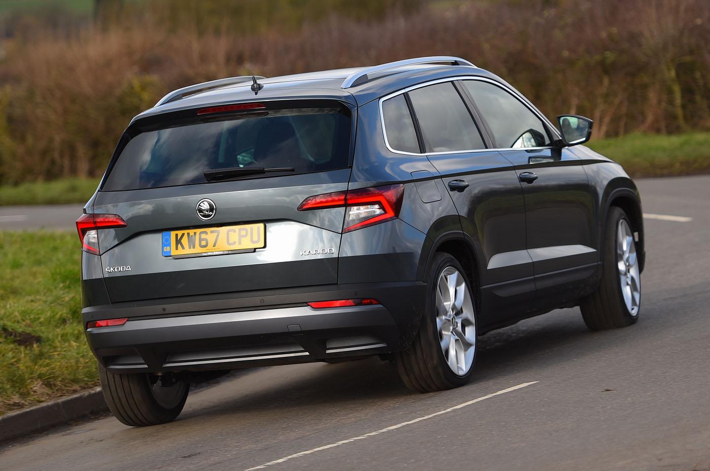 Used Skoda Karoq 2017-present rear cornering