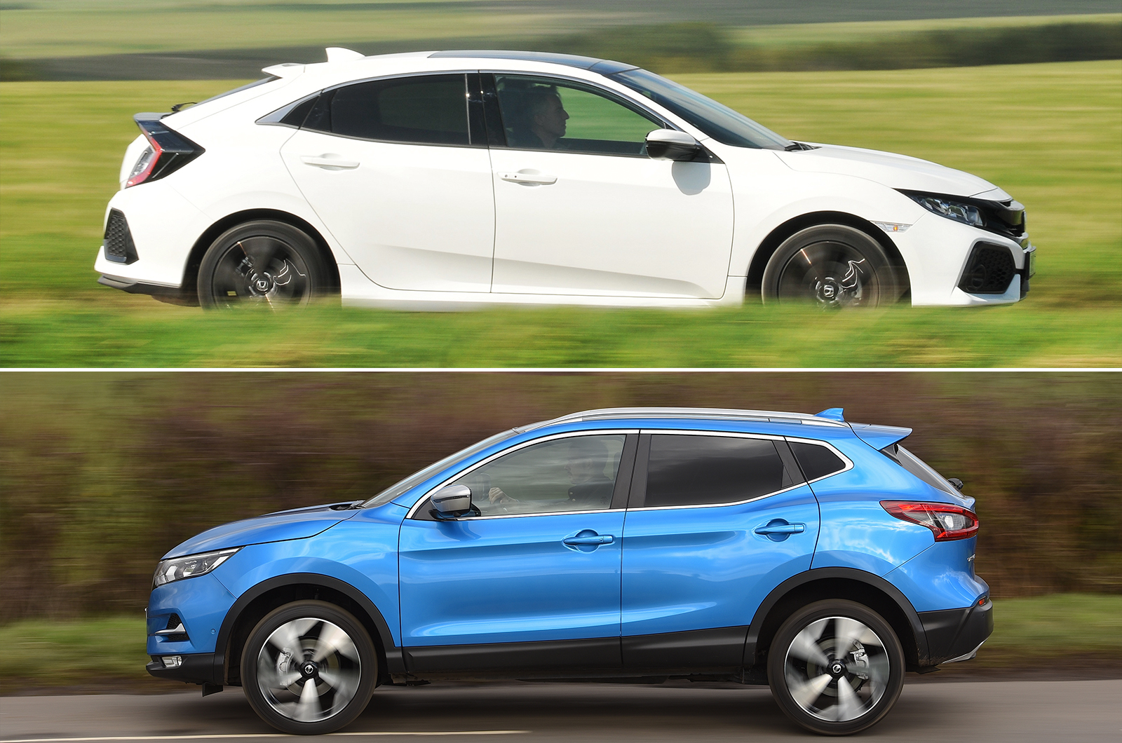 Used test: Honda Civic vs Nissan Qashqai