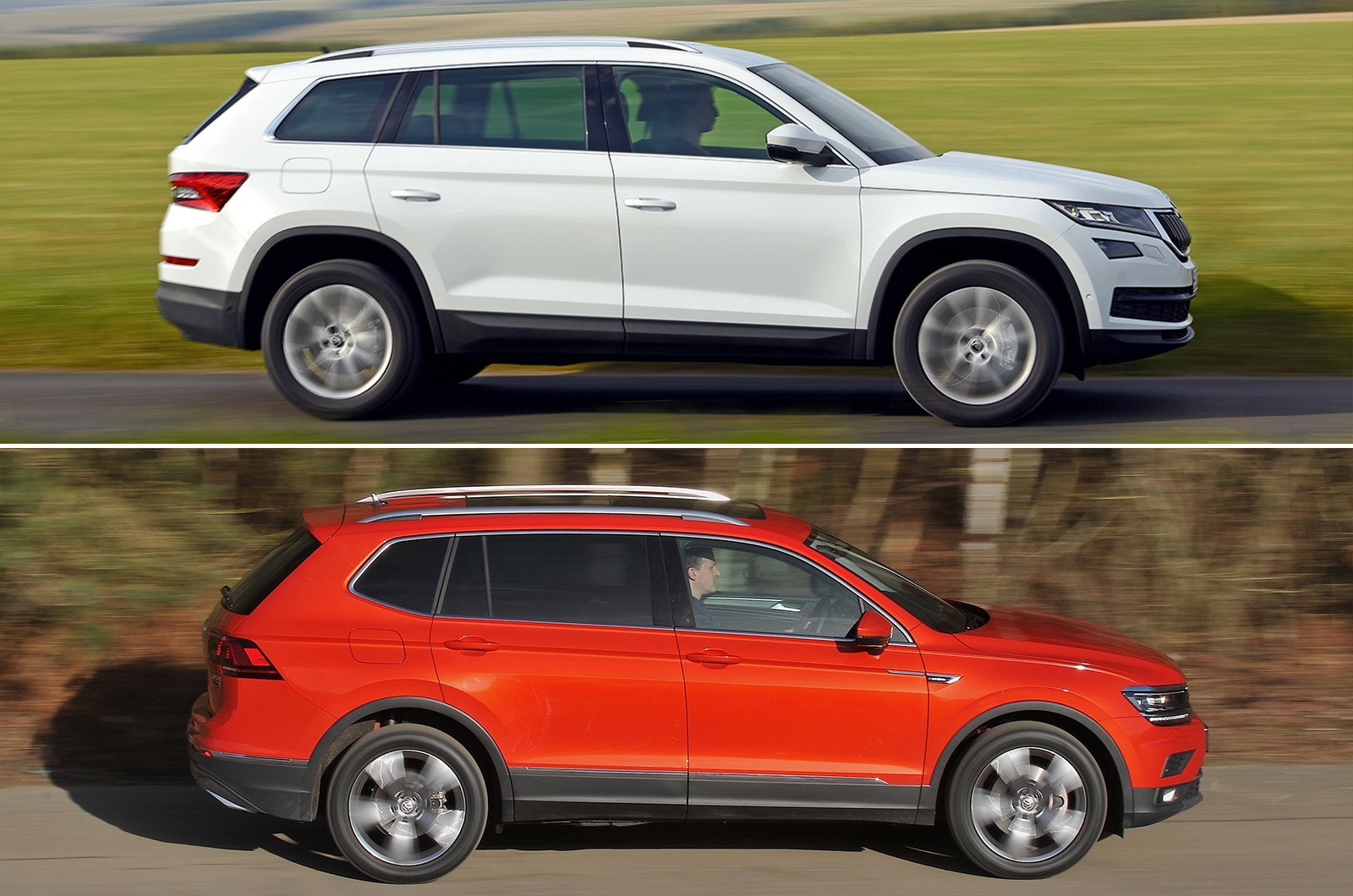 Used test Skoda Kodiaq vs Volkswagen Tiguan Allspace
