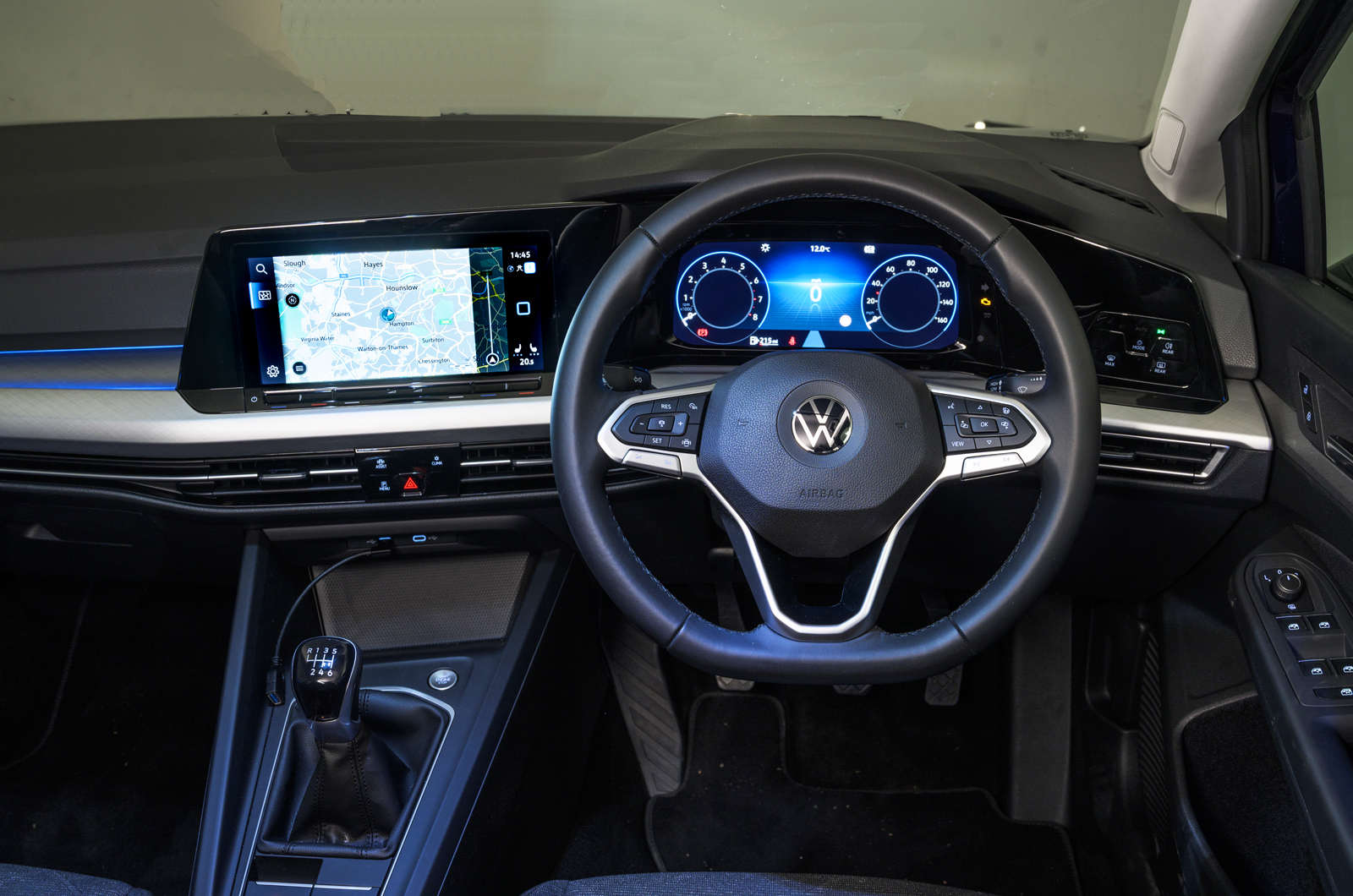 Used Volkswagen Golf Mk8 2020-present interior dashboard