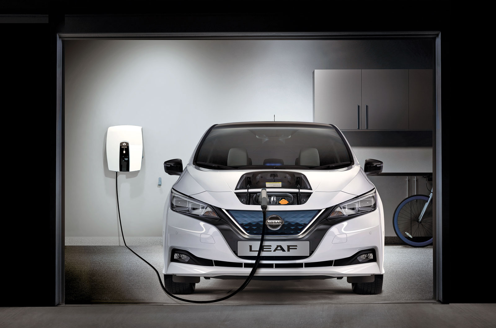 Nissan Leaf charging