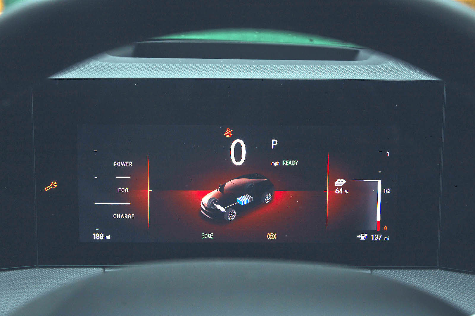Vauxhall Astra Electric driver display
