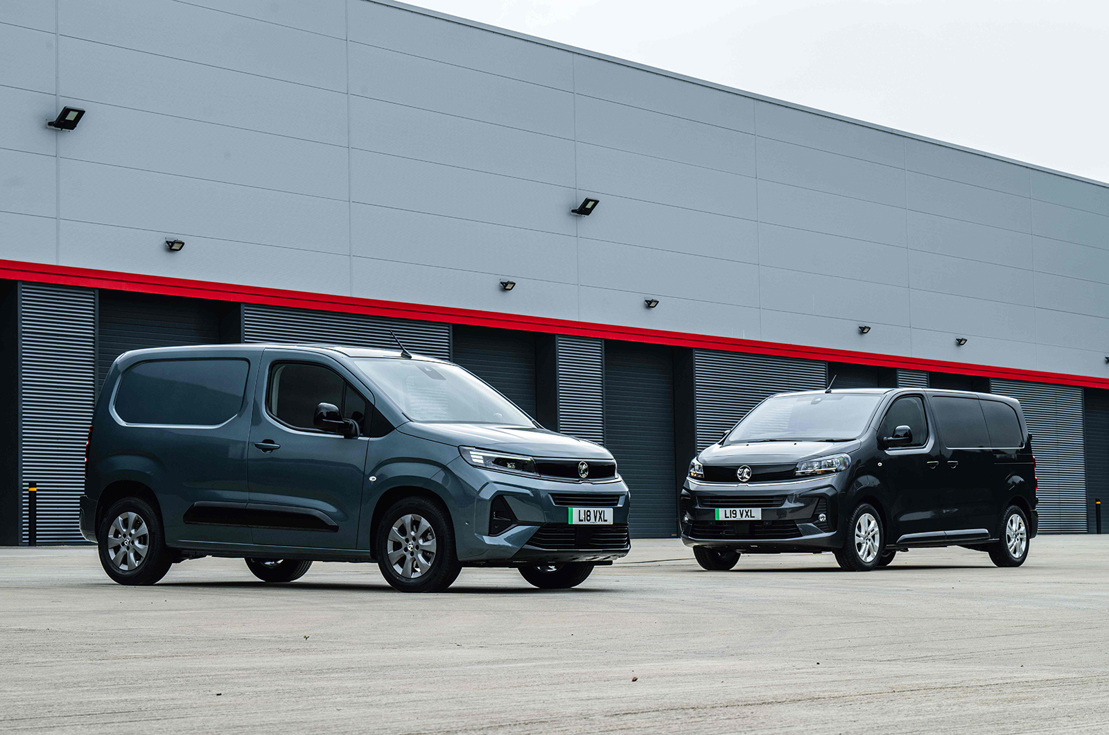 Vauxhall Combo Electric and Vauxhall Vivaro Electric front static