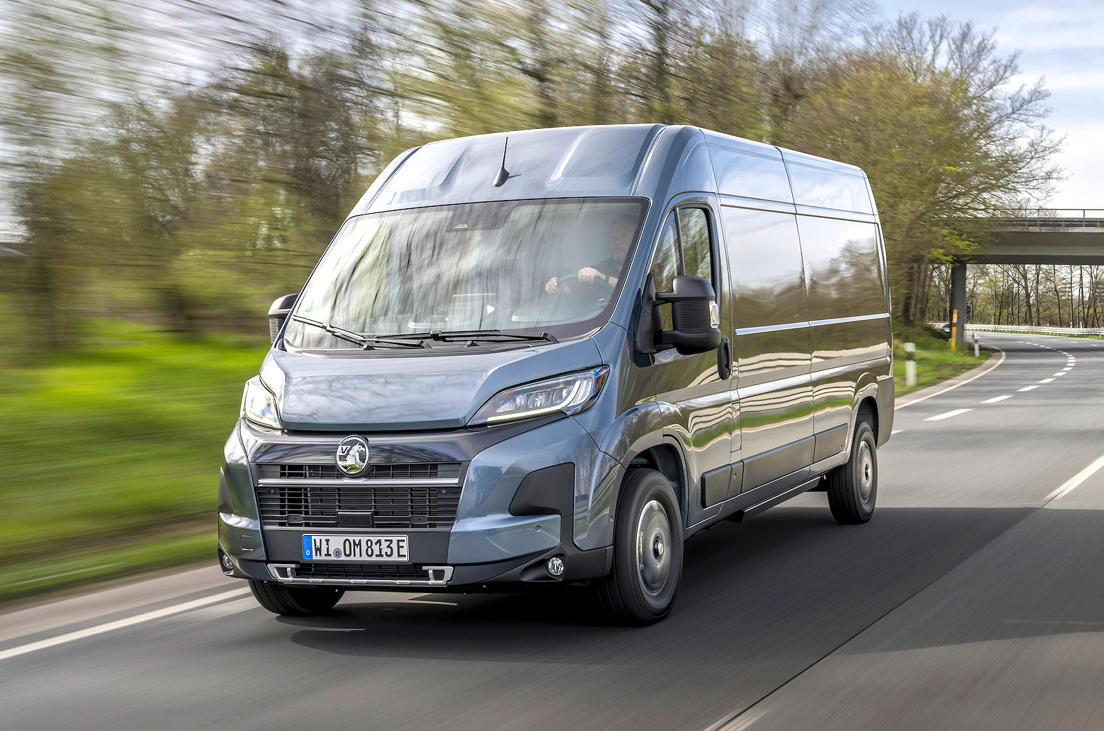 Vauxhall Movano front left driving