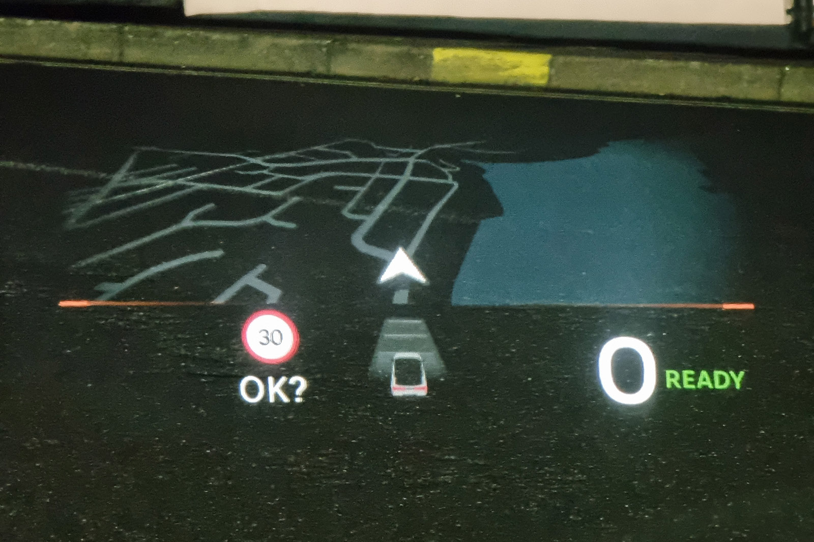 Vauxhall Grandland Electric 2025 long-term test head-up display