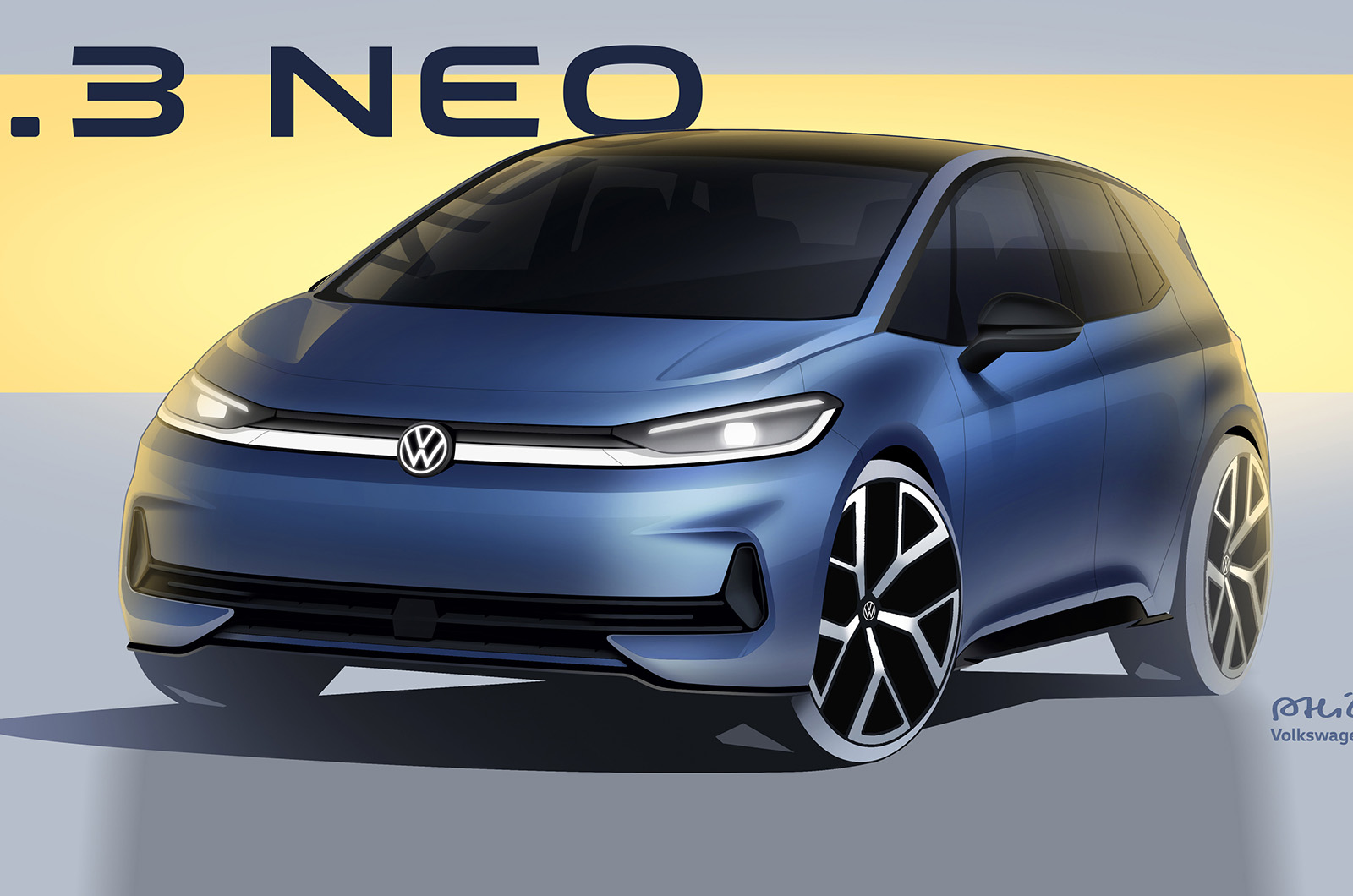Volkswagen ID 3 Neo concept front static