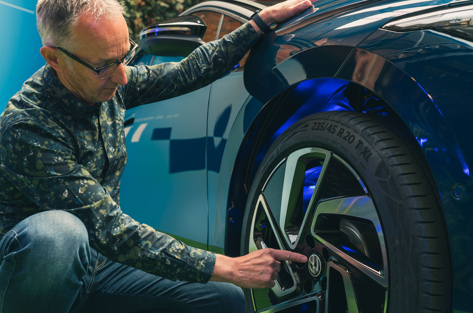 Volkswagen ID 7 reader test team Peter