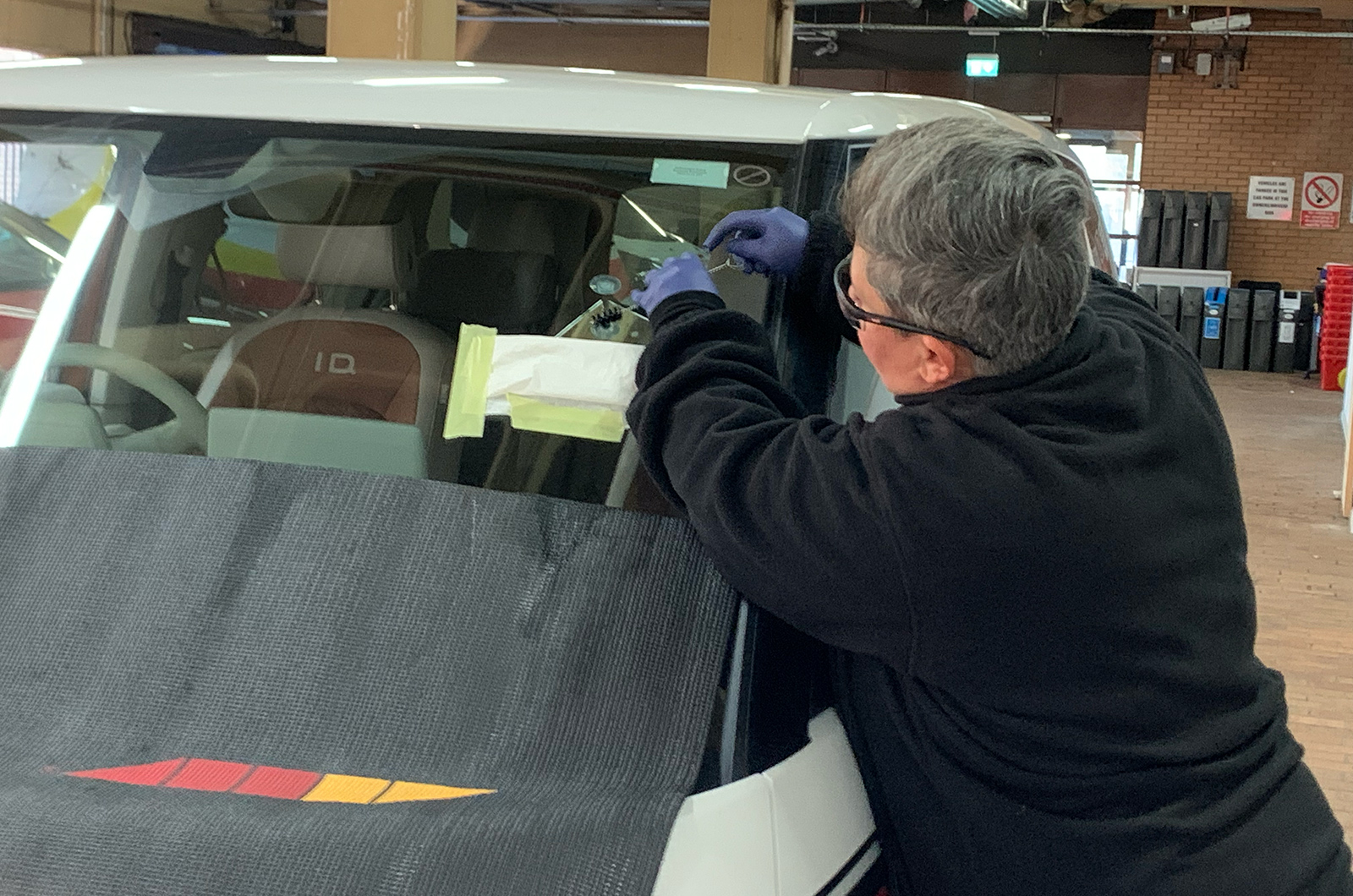 Volkwagen ID Buzz windscreen repair