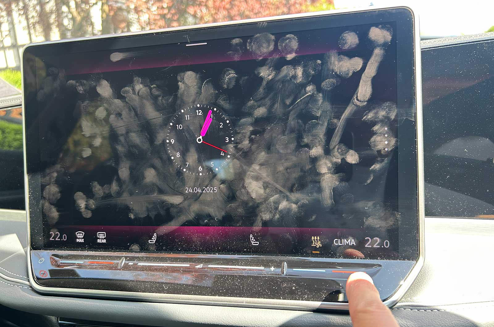 Volkswagen Passat infotainment screen