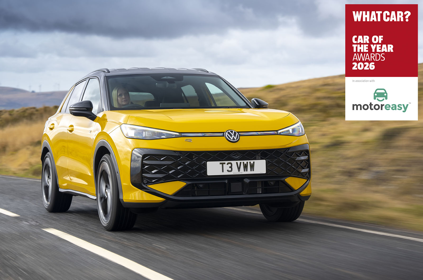 Volkswagen T-Roc driving