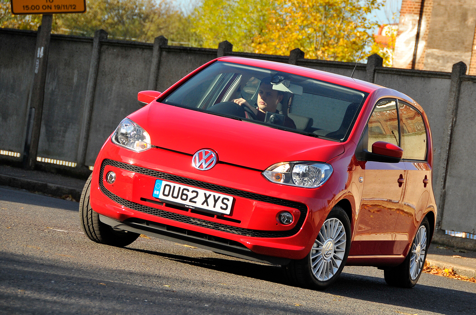 Volkswagen Up front cornering 2012