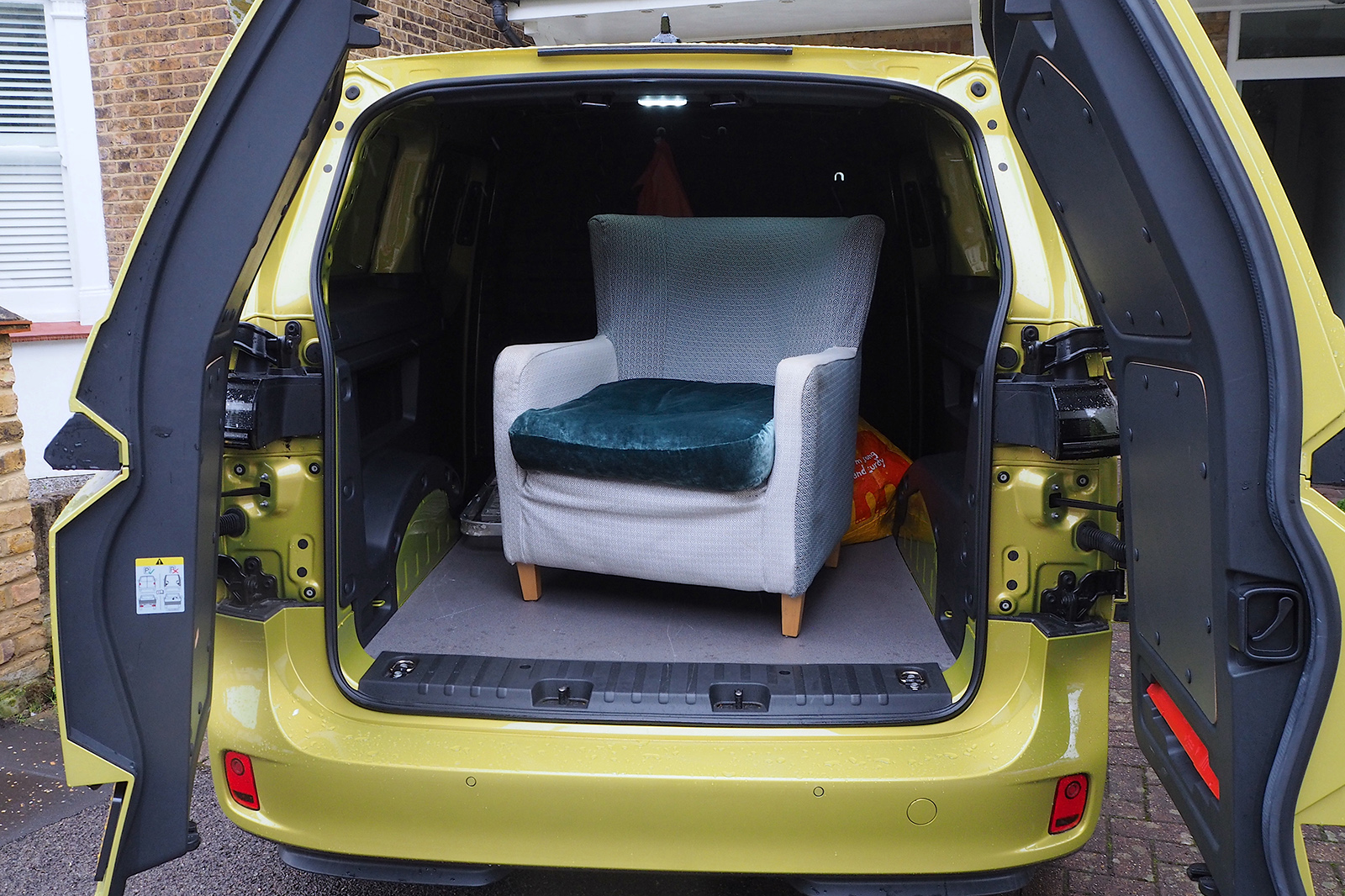 Volkswagen ID Buzz Cargo long term with chair