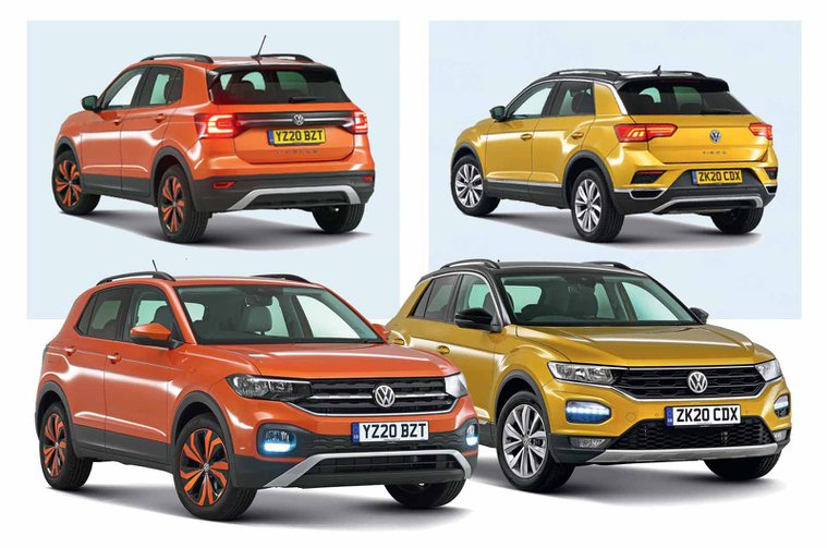 Volkswagen T-Cross vs Volkswagen T-Roc