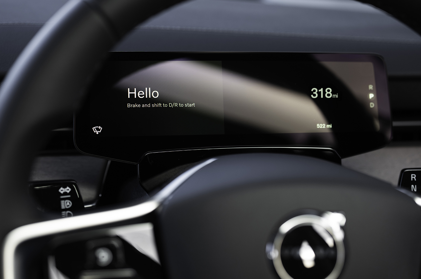 Volvo ES90 driver's display