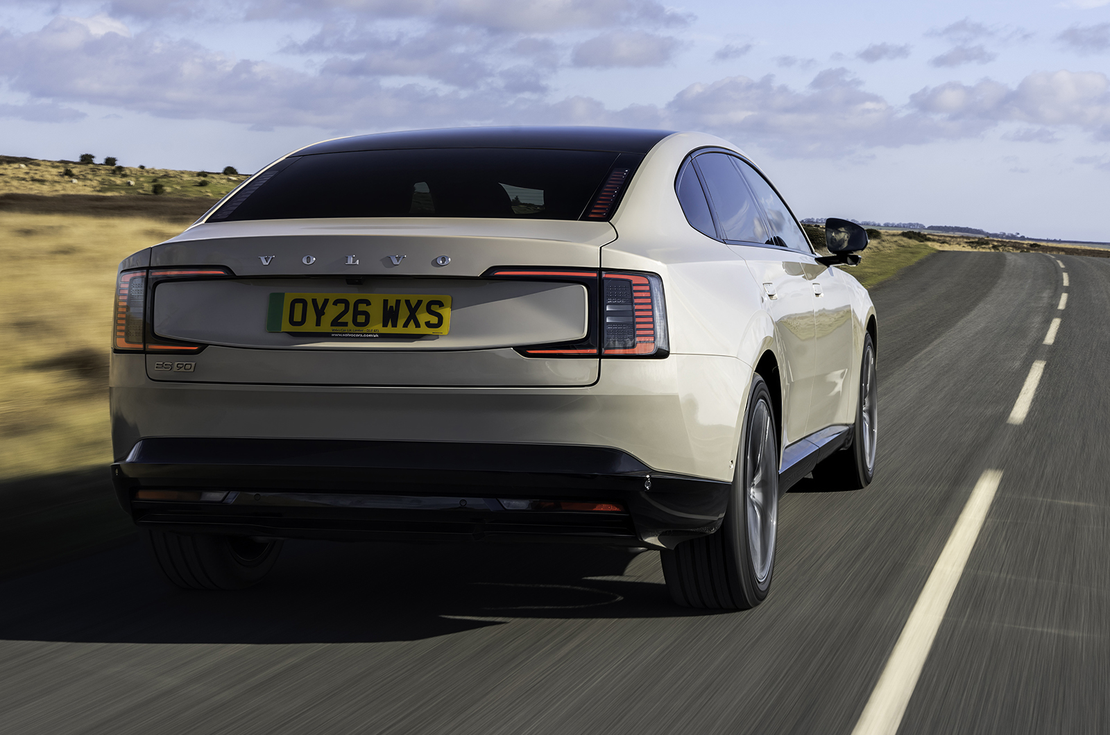 Volvo ES90 driving rear right