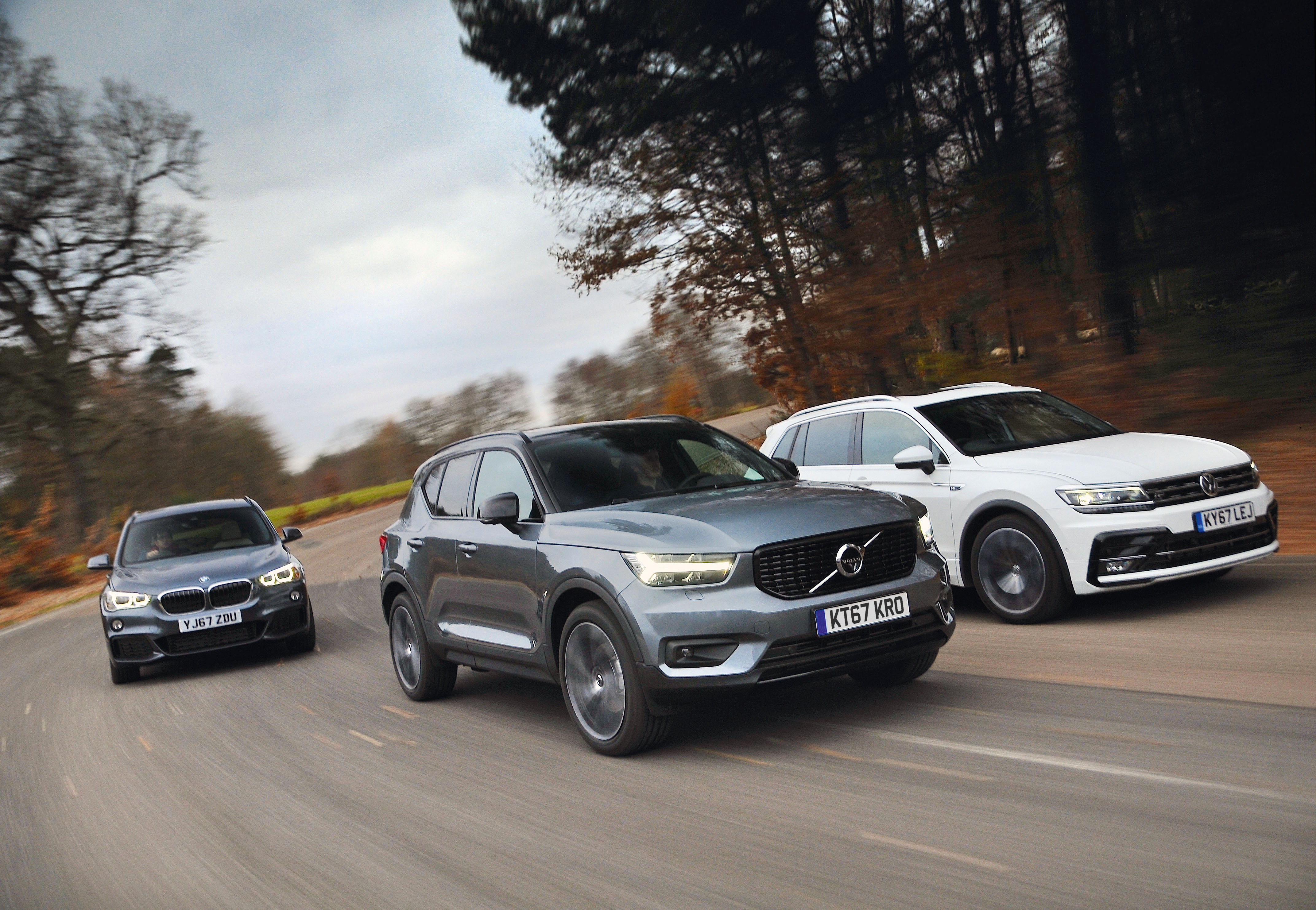 Used test: BMW X1 vs Volkswagen Tiguan vs Volvo XC40