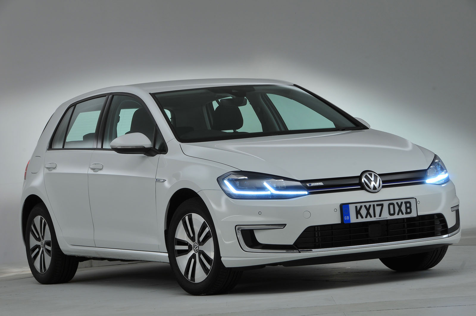 Volkswagen e-Golf 2017 RHD front left studio