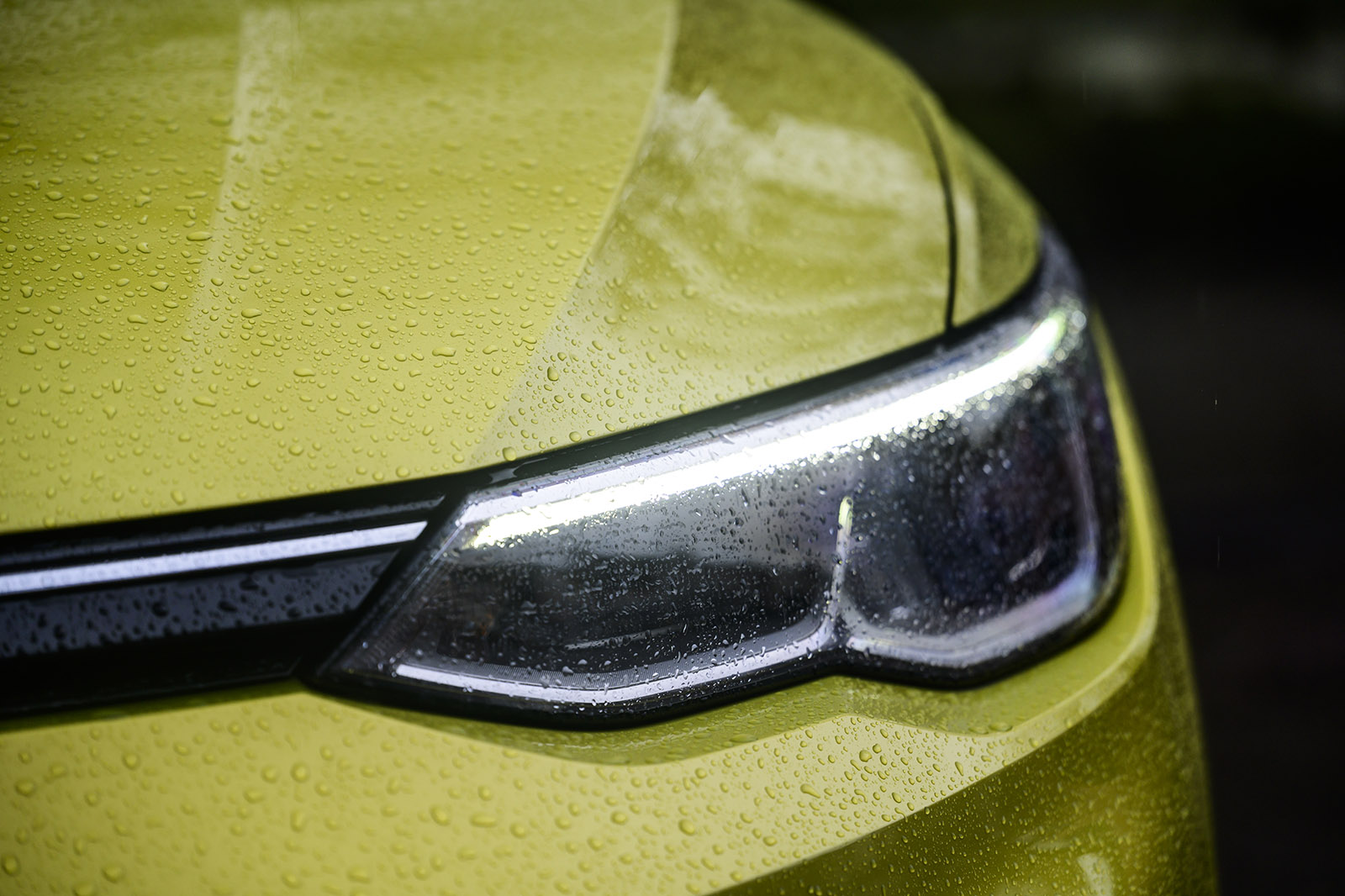 Volkswagen Golf long-term headlight detail