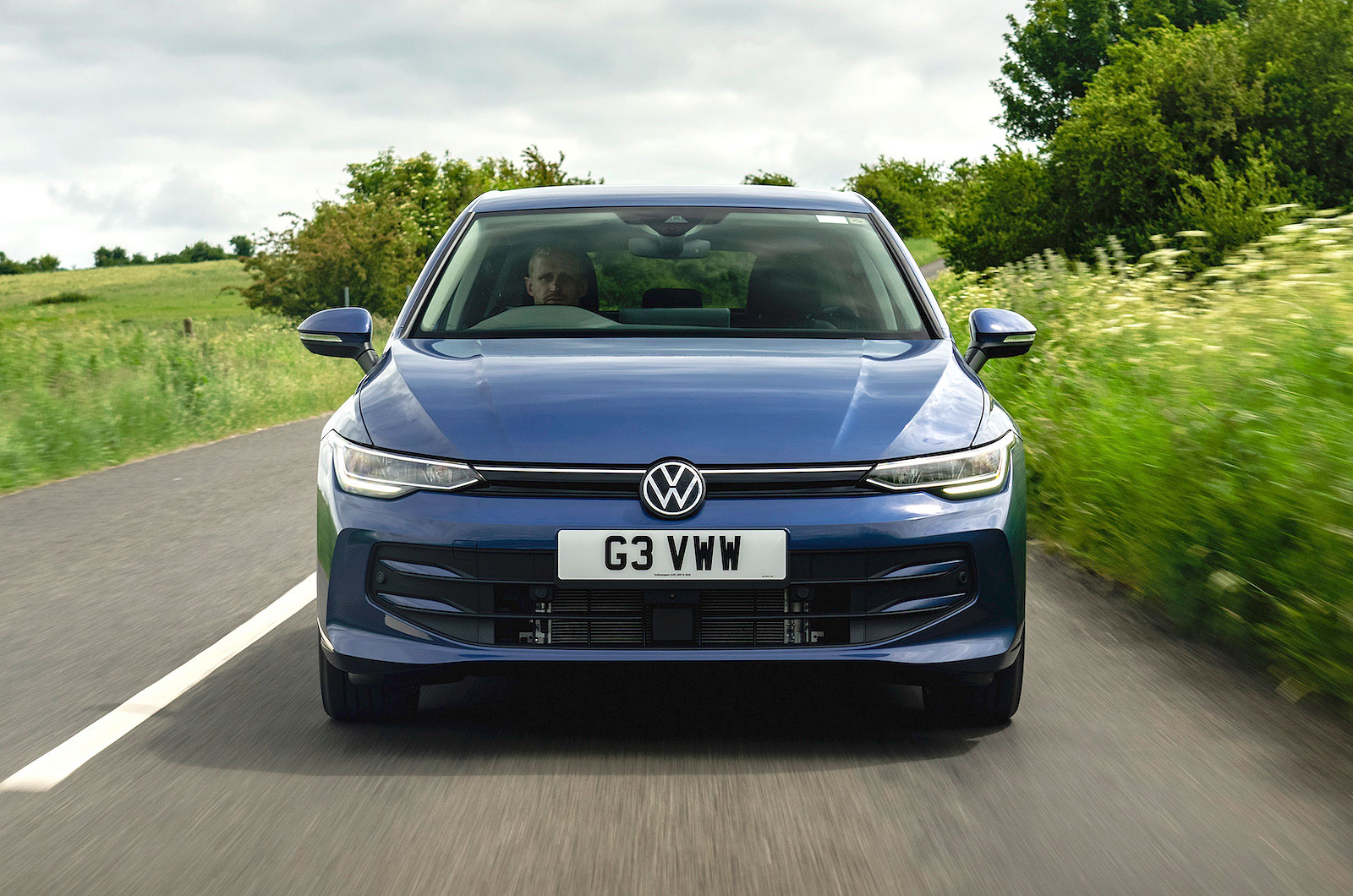 VW Golf front driving