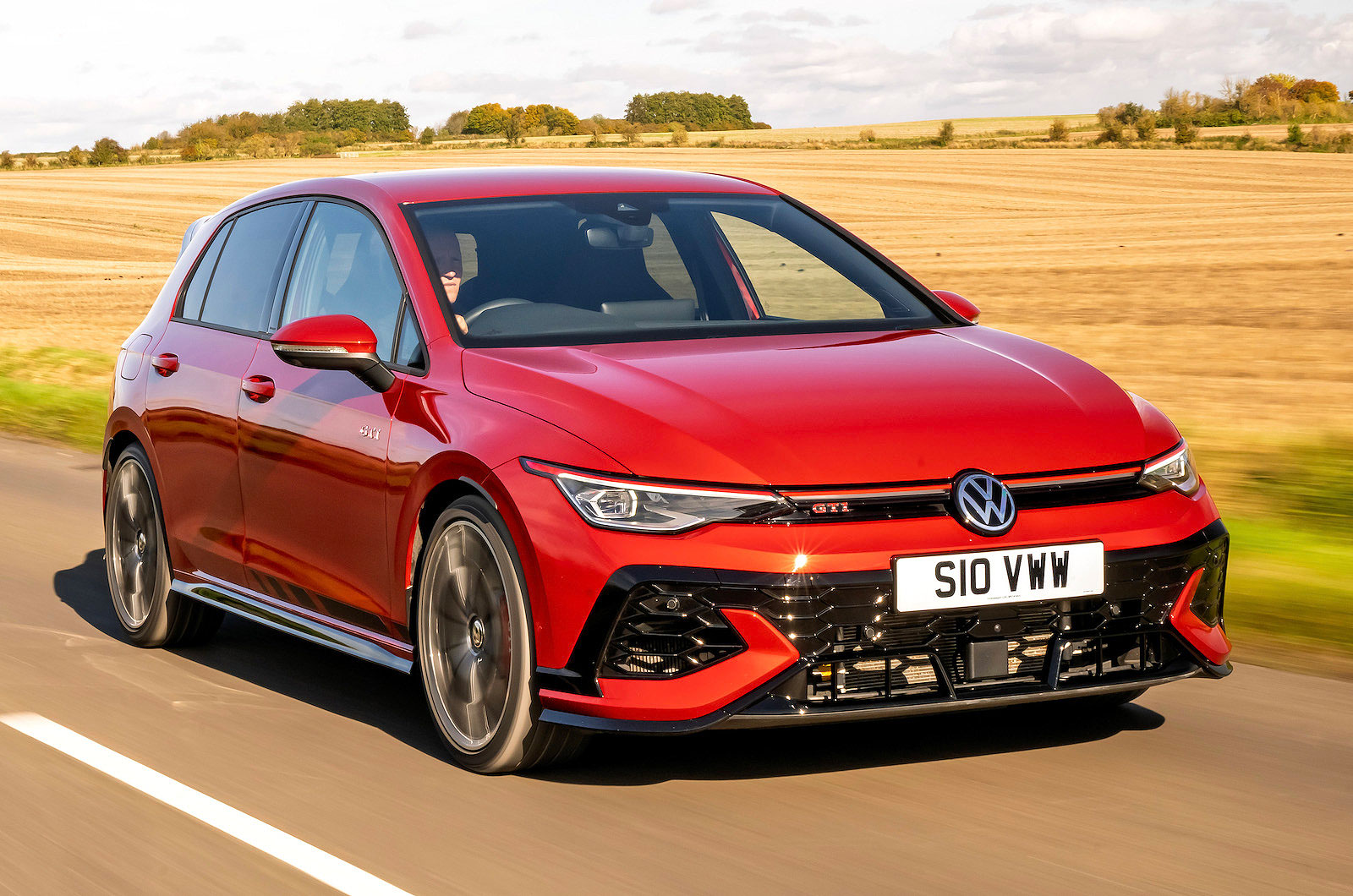 VW Golf GTI front right driving