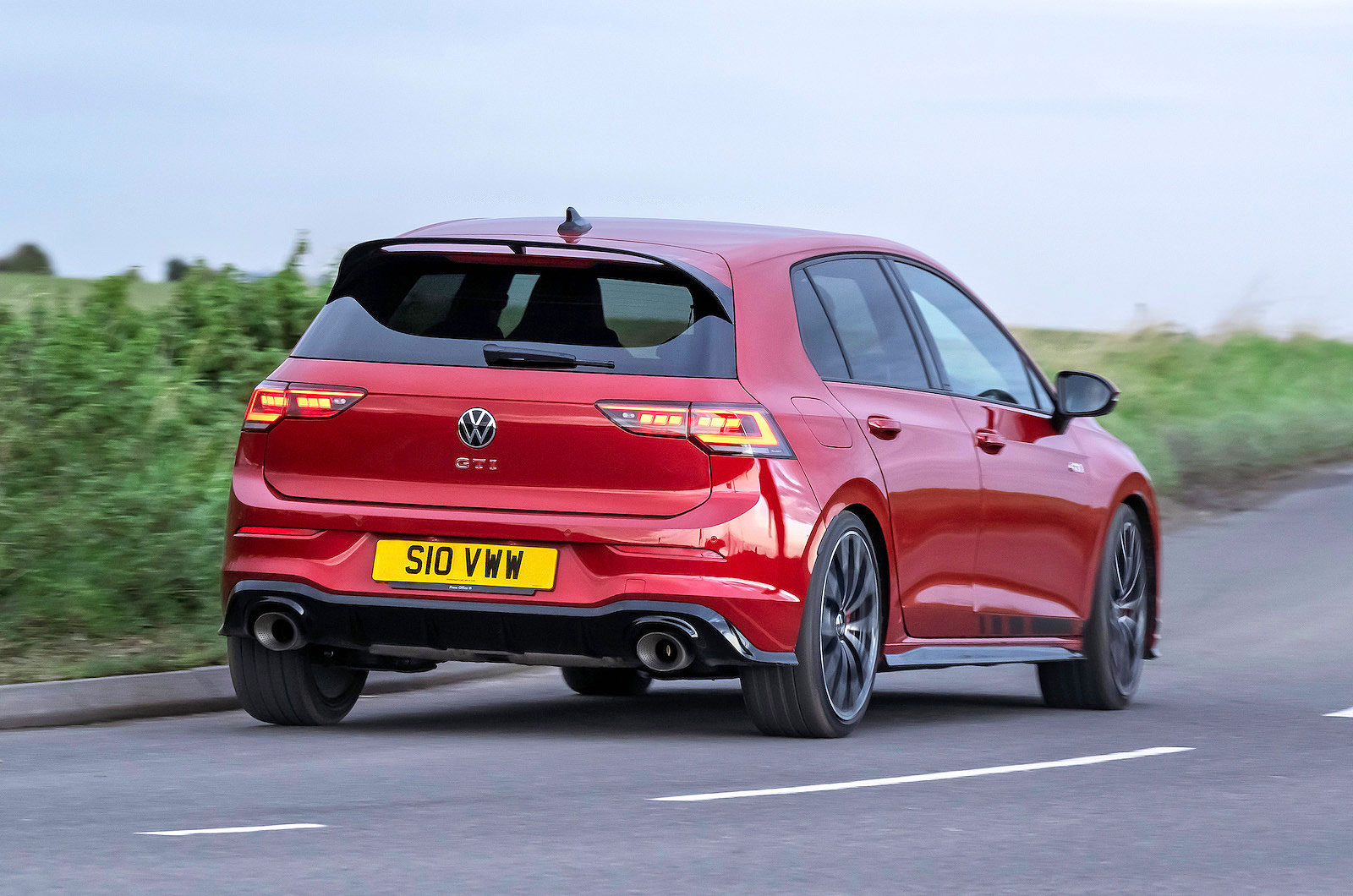 VW Golf GTI rear cornering