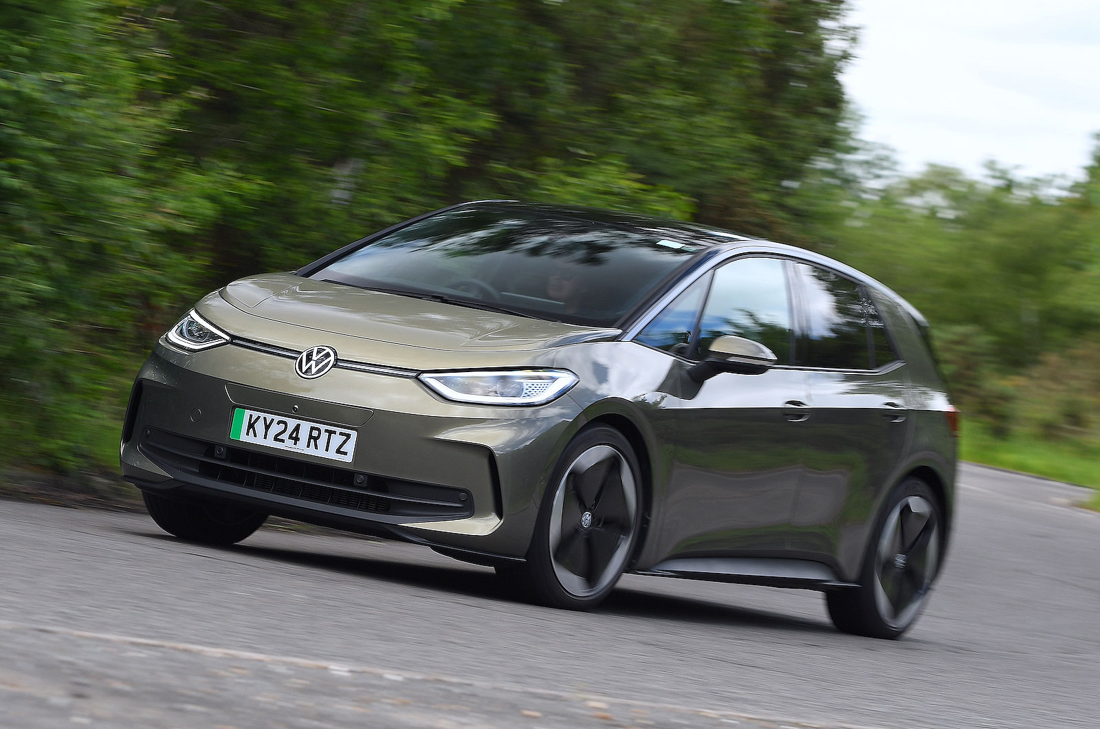VW ID 3 front cornering