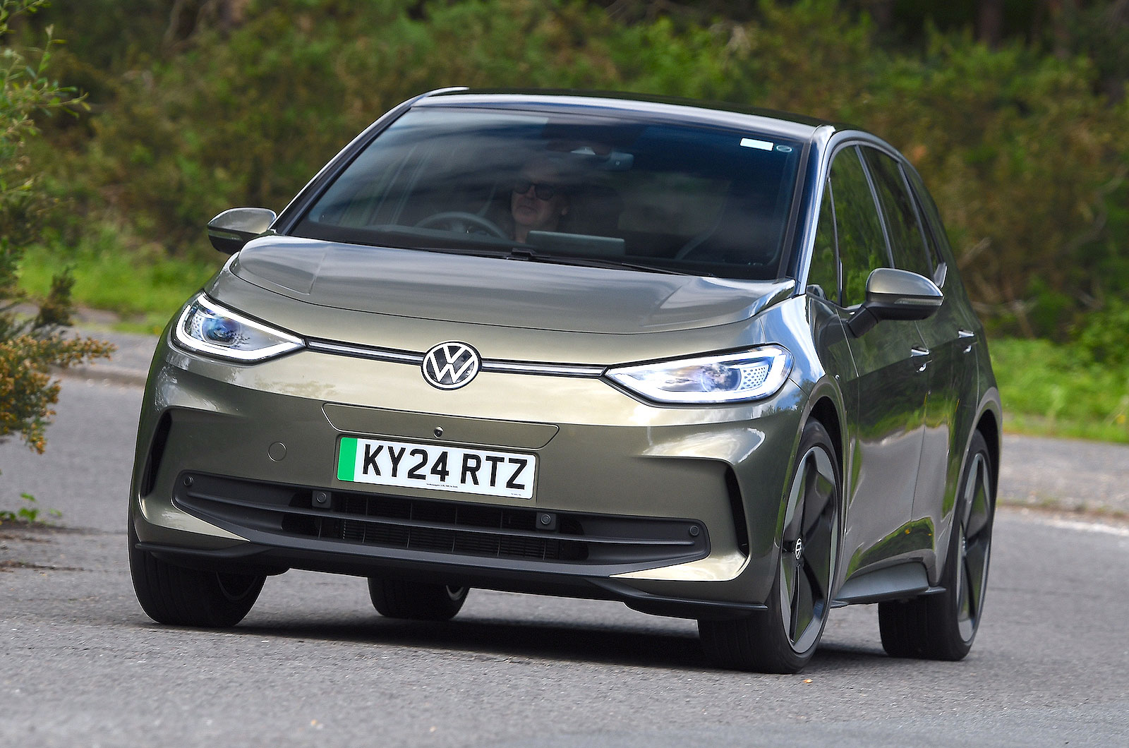 VW ID 3 front cornering