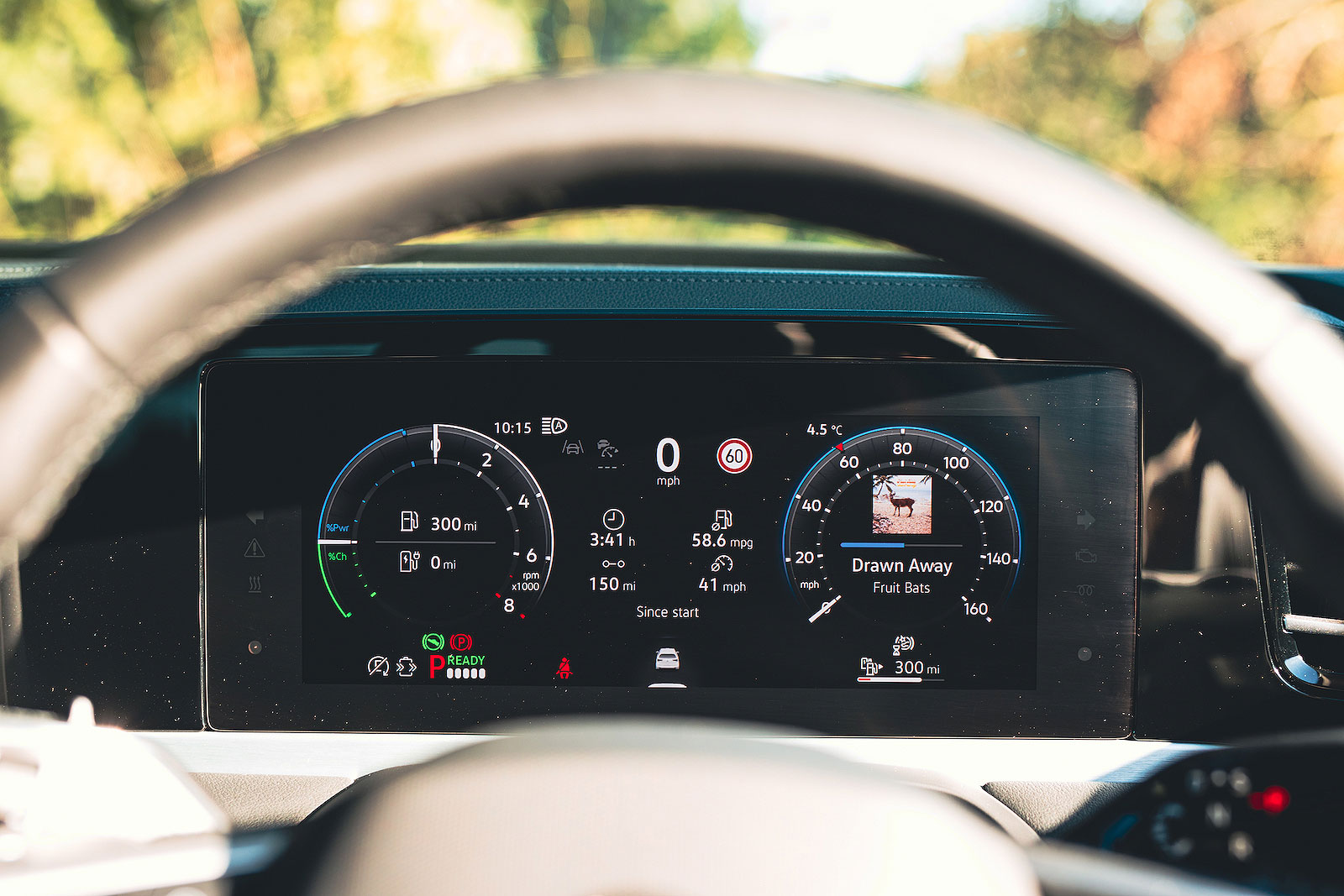 VW Passat driver display