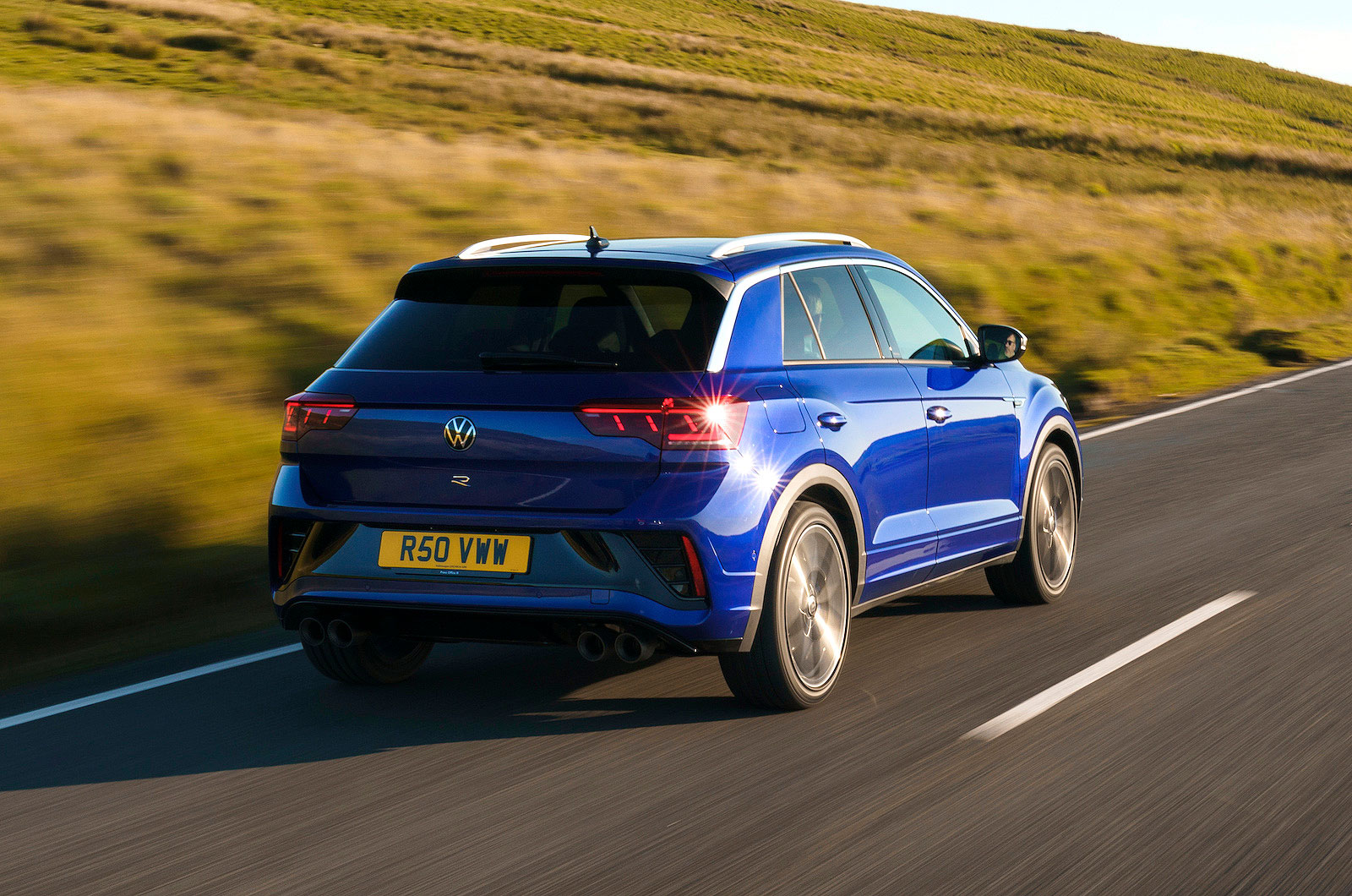 VW T-Roc R rear right driving