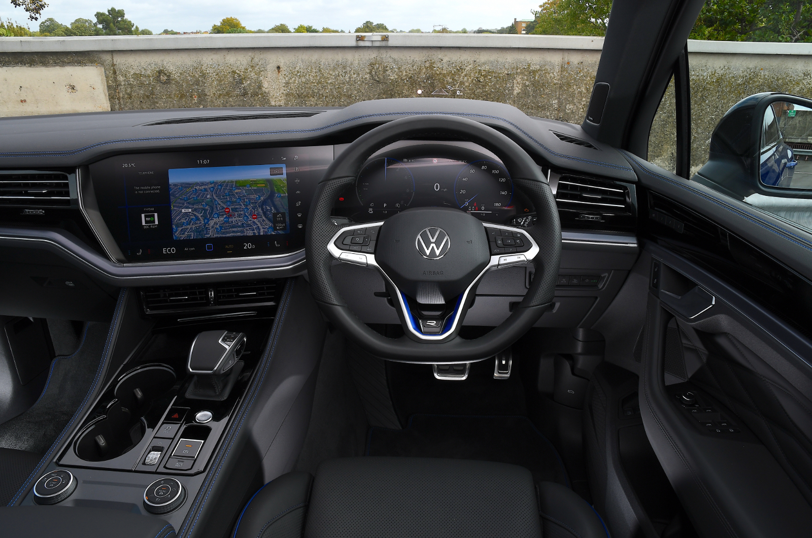 VW Touareg R interior dashboard