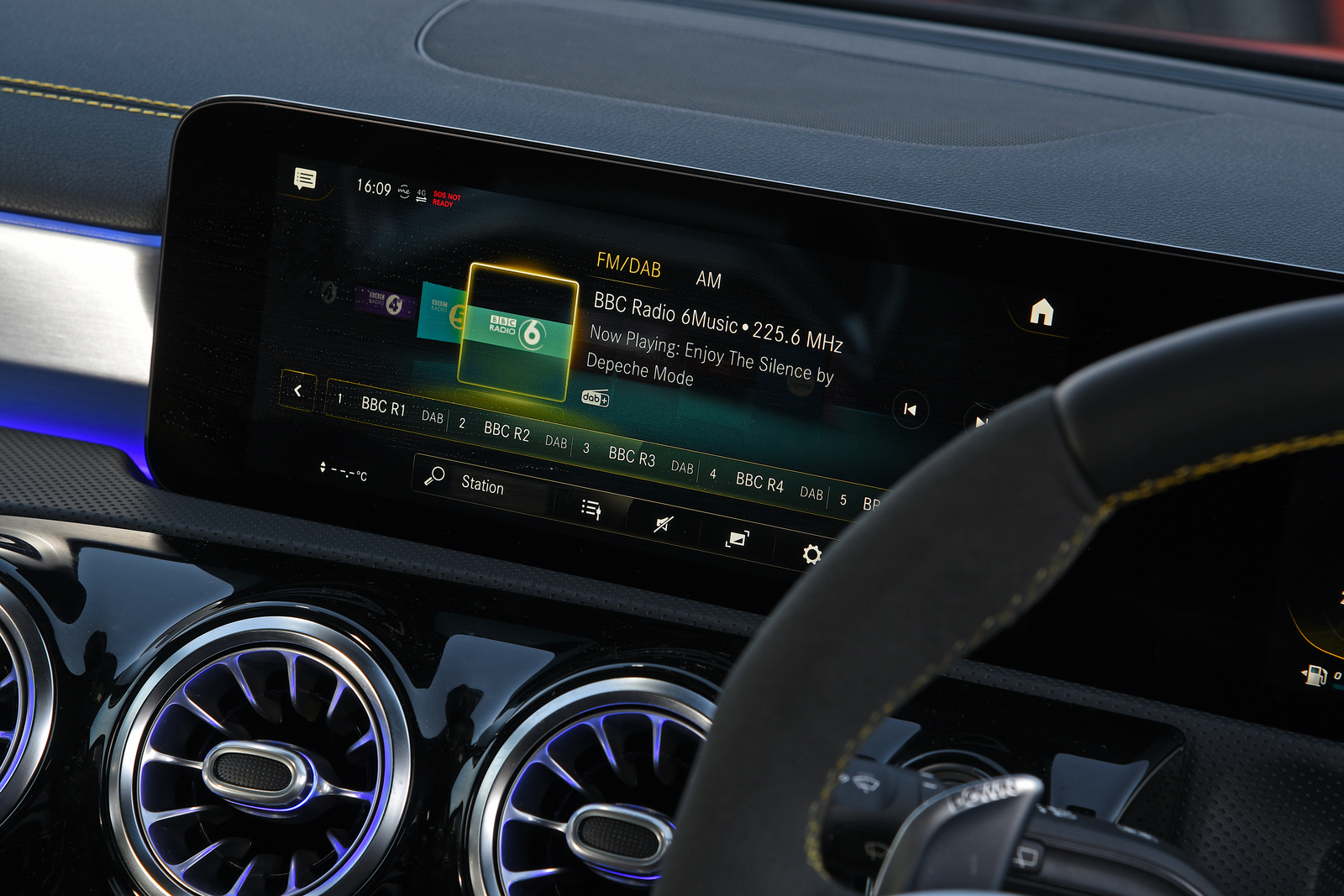 Mercedes-AMG A45 S interior infotainment
