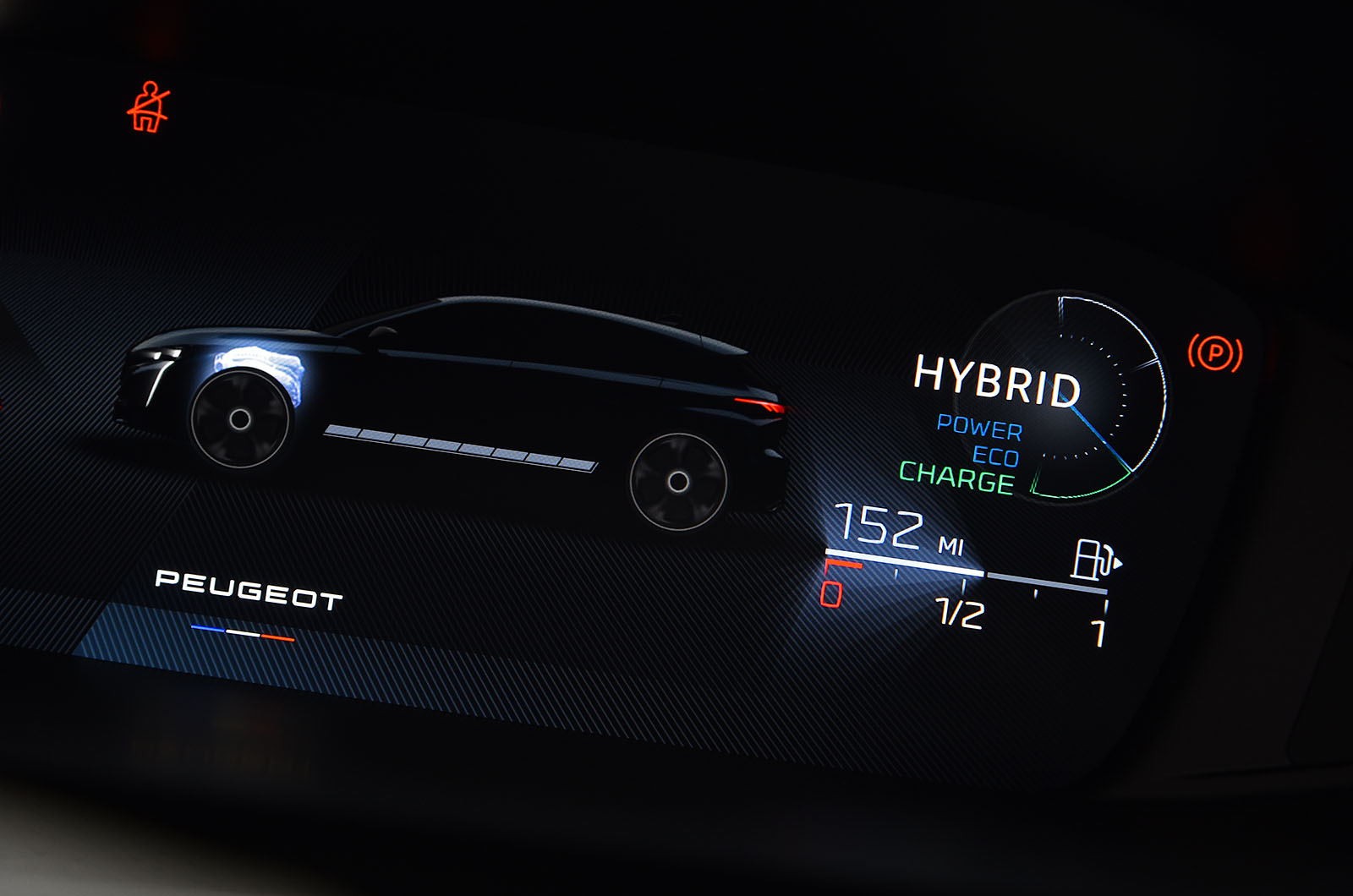 Peugeot 308 Hybrid interior screen