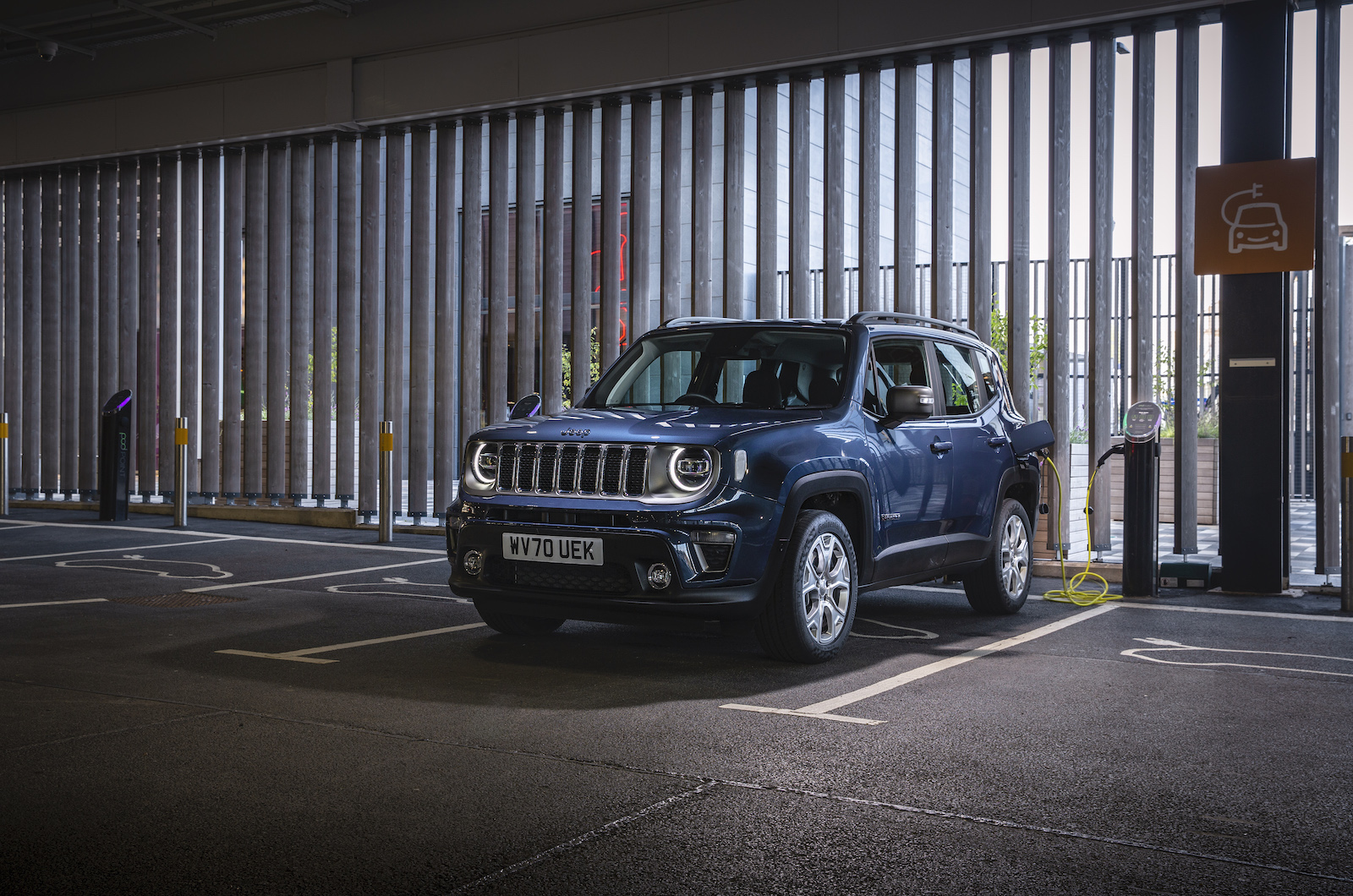 The Jeep Renegade 4xe Plug-in Hybrid has iconic style that stands out and truly astonishing 4x4 capability