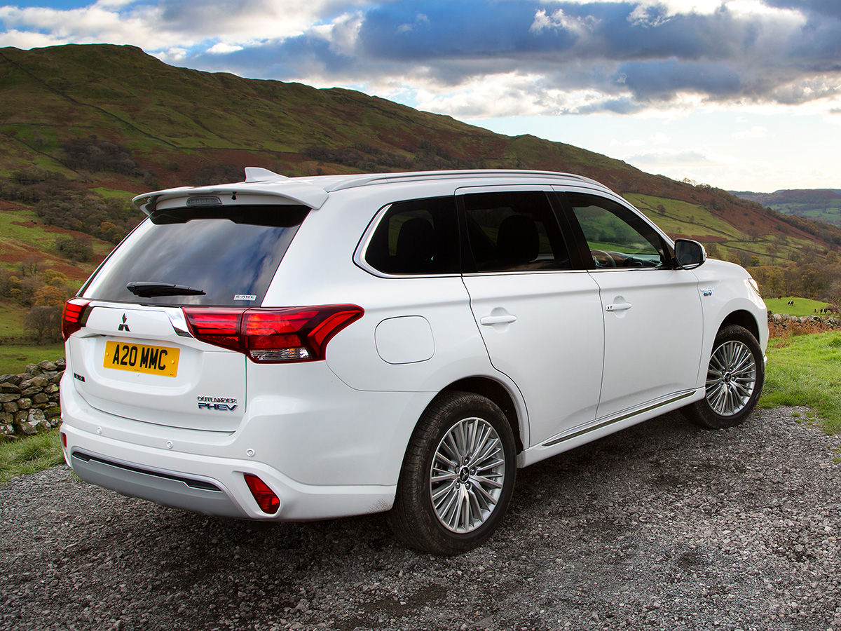 With a plug-in hybrid powertrain and all-wheel-drive, the Mitsubishi Outlander PHEV is a true all-rounder