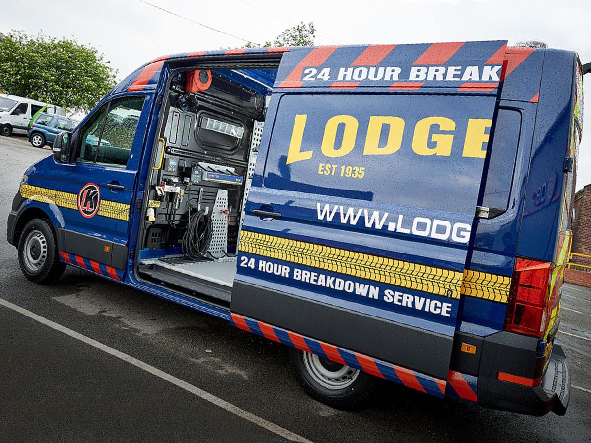 With 300 uniquely customised vans, commercial tyre-fitting company Lodge Tyre faces some unique challenges