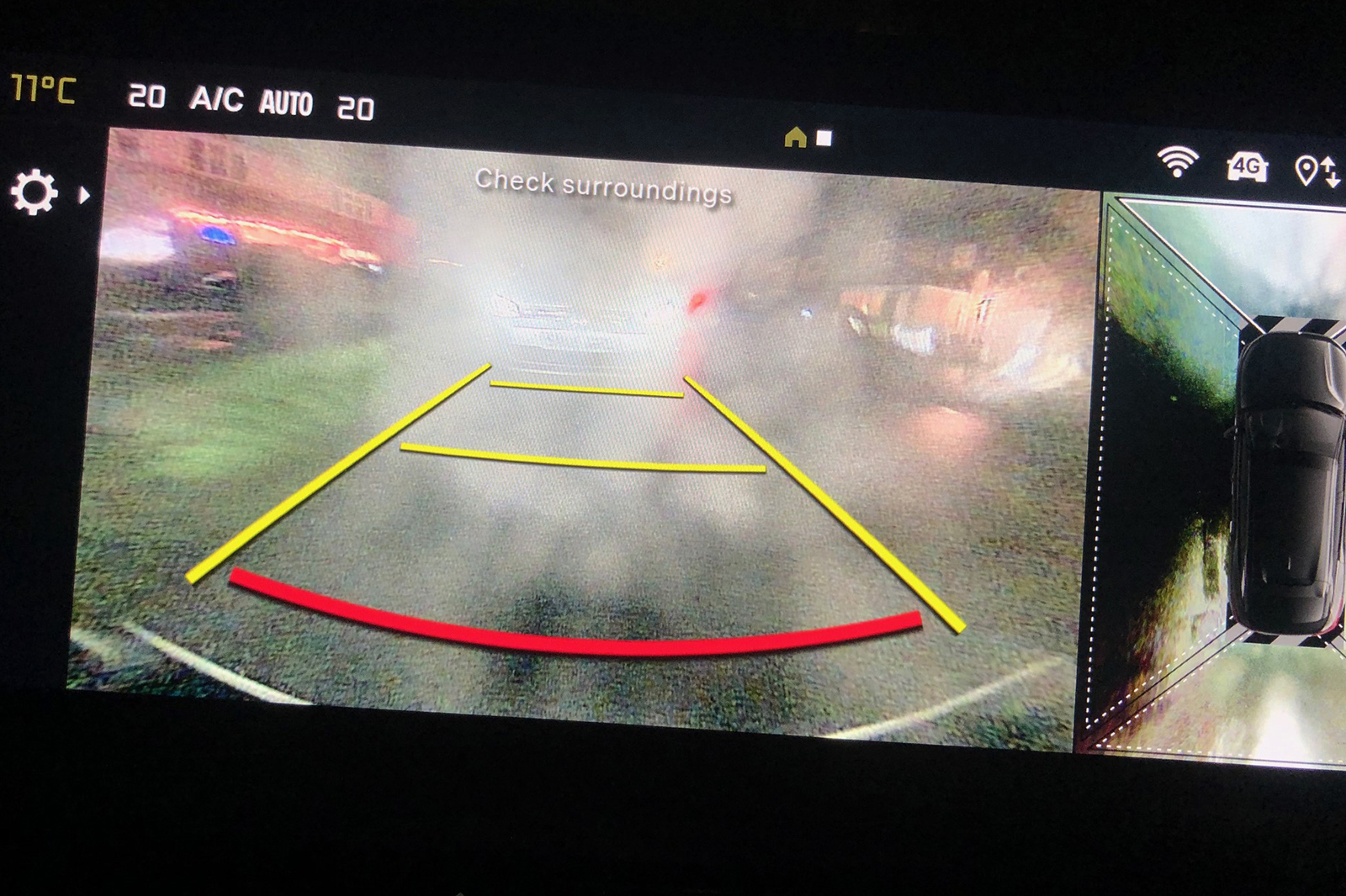 Citroen C5 X reversing camera