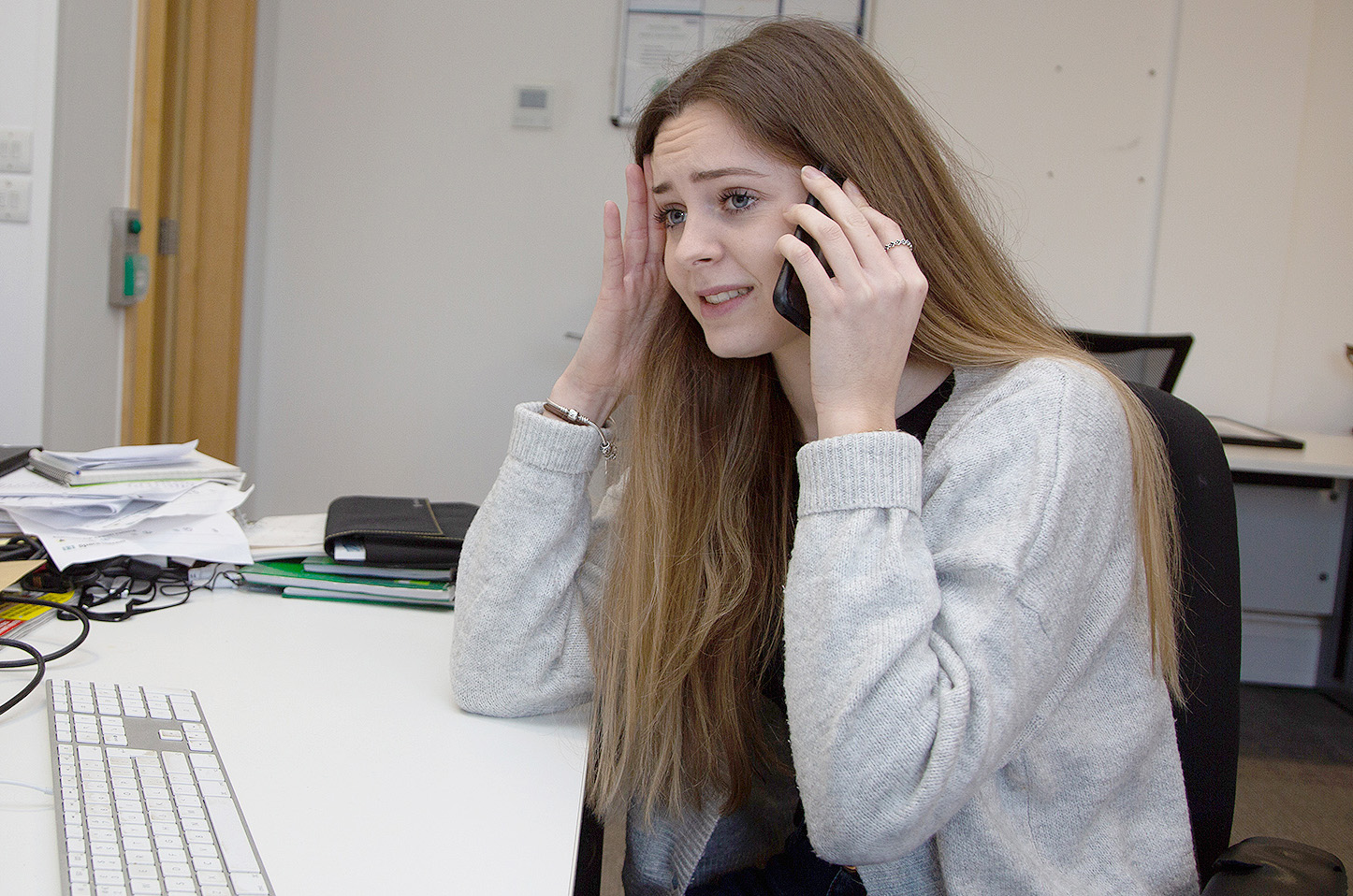 Woman on phone