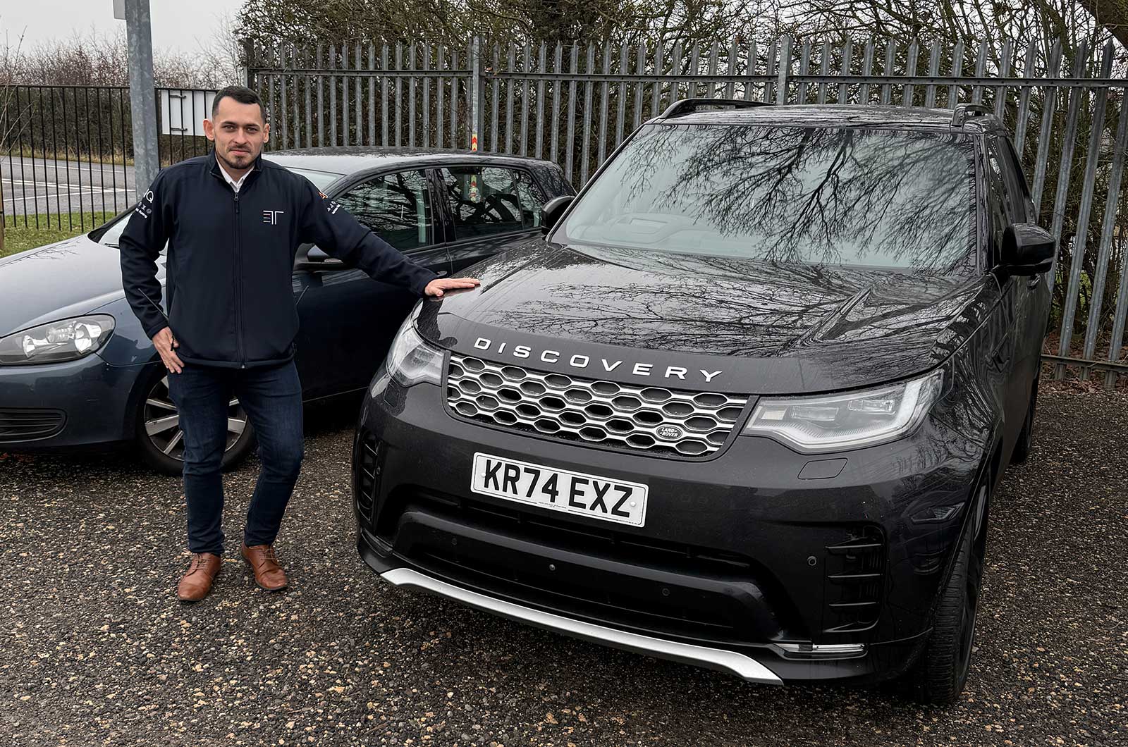 Yusif Al-Ani with Land Rover Discovery