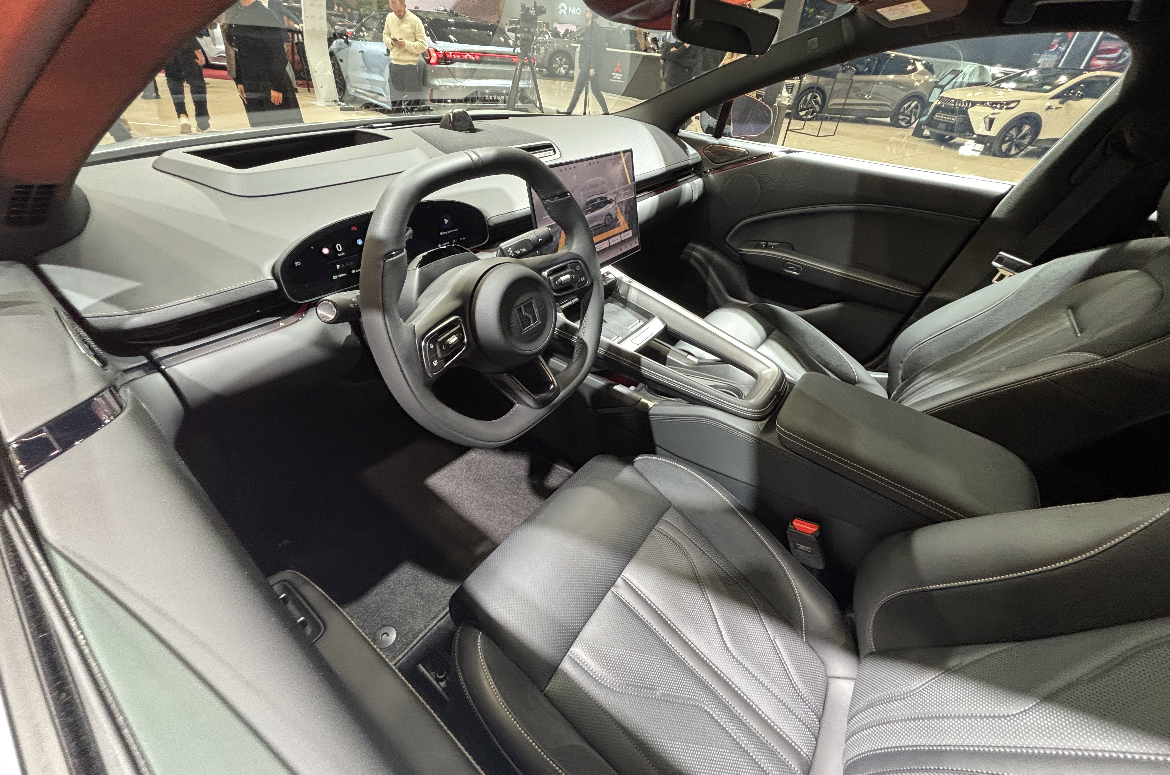 Zeekr 7GT interior at the Brussels motor show