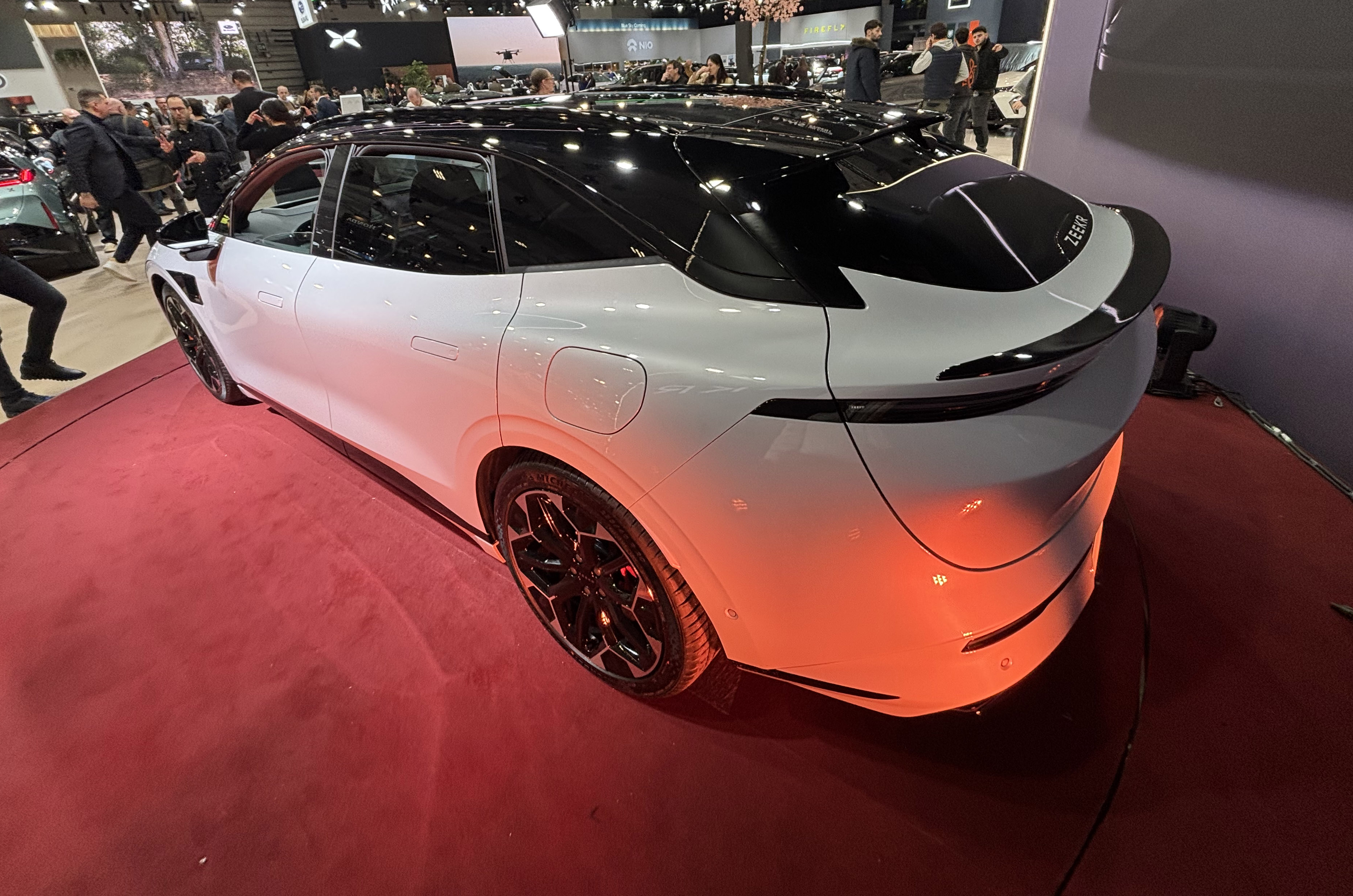 Zeekr 7GT rear static at the Brussels motor show
