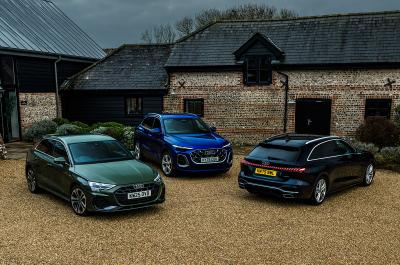 Audi e-hybrid range shot