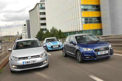 Audi A1 vs Mini Hatch vs Volkswagen Polo