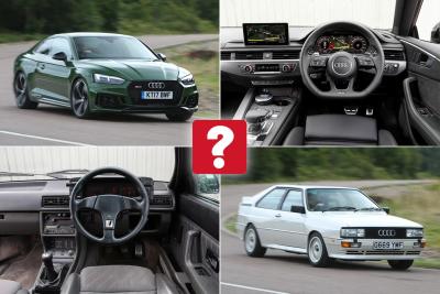 New Audi RS5 vs Audi Quattro
