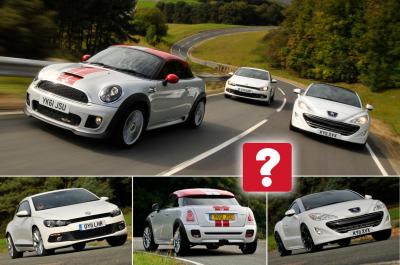 Used VW Scirocco vs Mini Coupe vs Peugeot RCZ