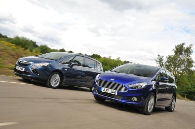 Used Ford S-Max vs Vauxhall Zafira Tourer 