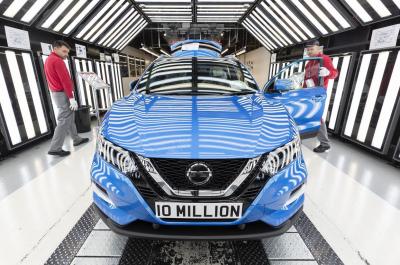 10 millionth car built at the Nissan Sunderland factory